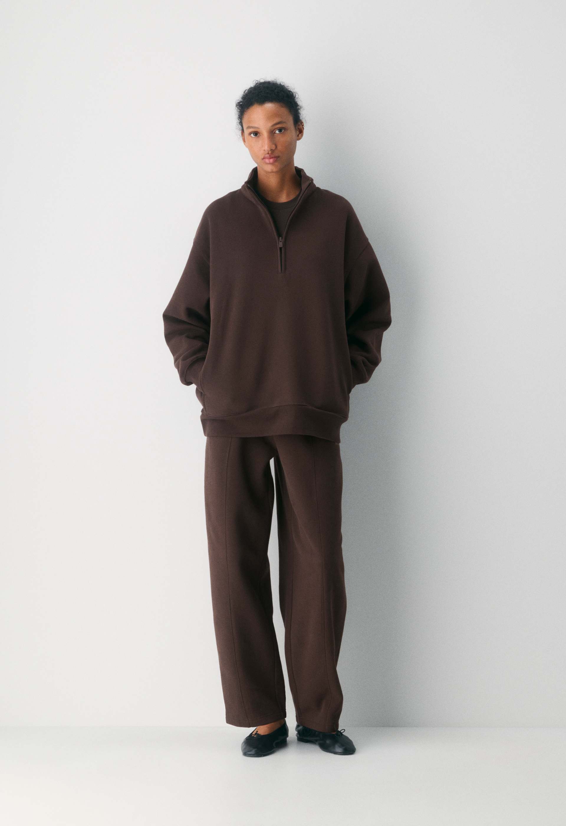 Cozy Sweatfleece Boyfriend 1/2 Zip