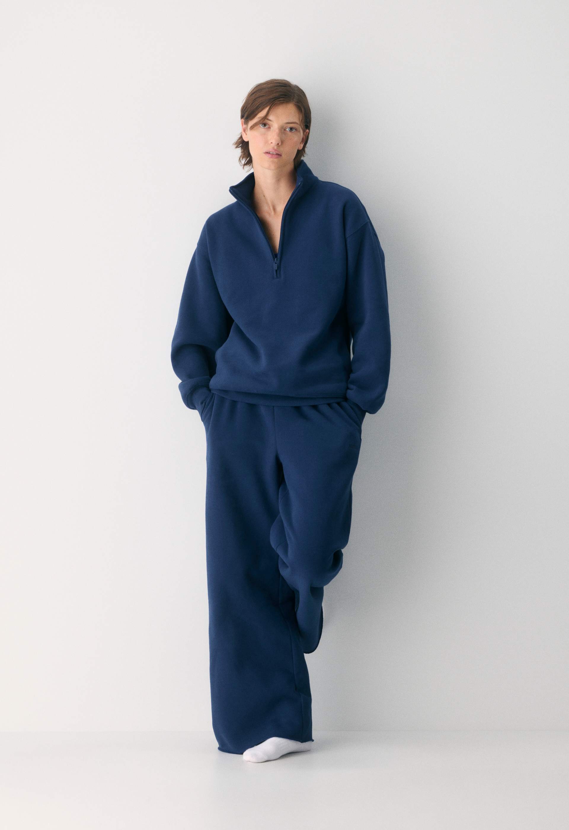 Cozy Sweatfleece Boyfriend 1/2 Zip