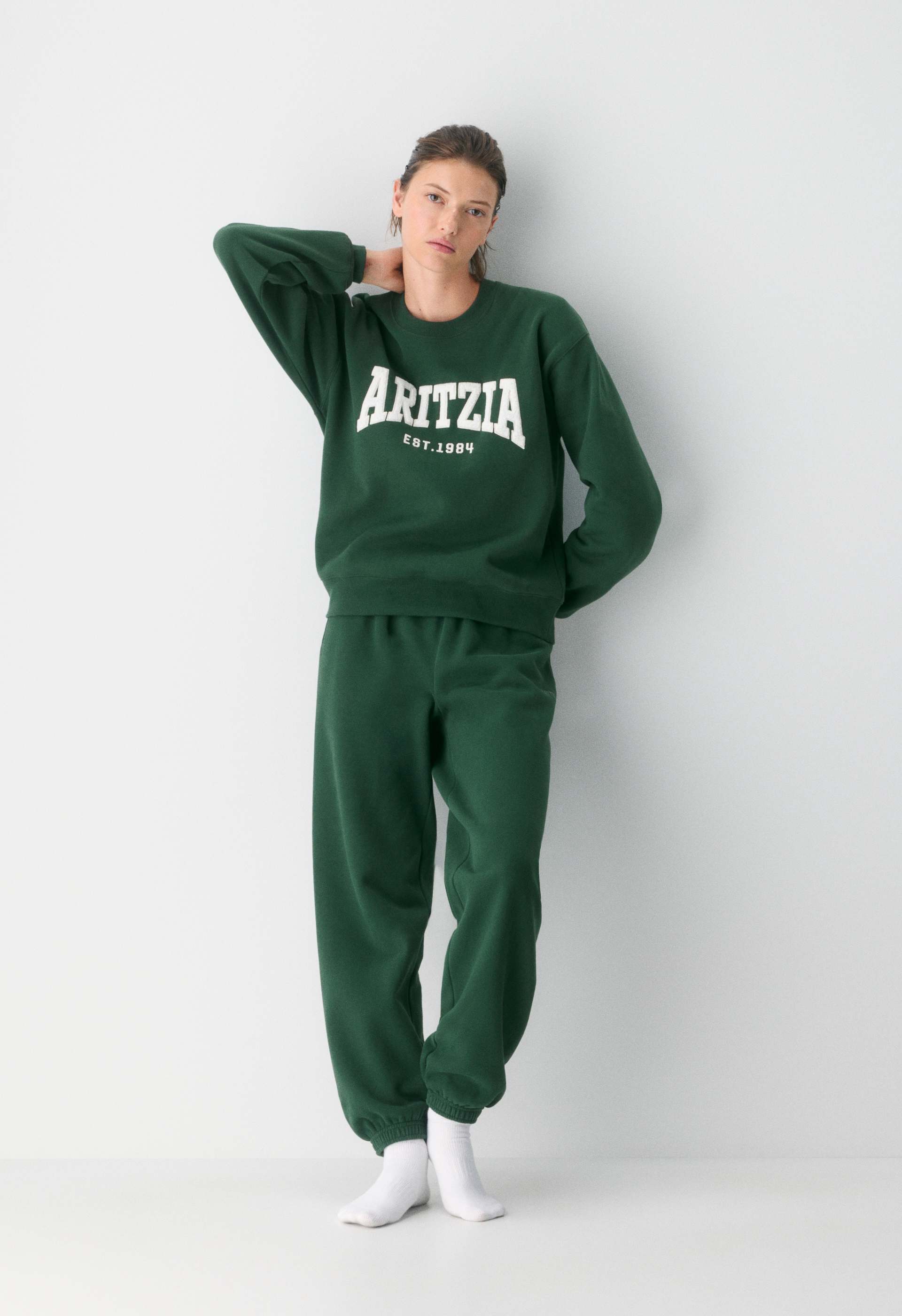 Cozy Sweatfleece Perfect Crew Sweatshirt