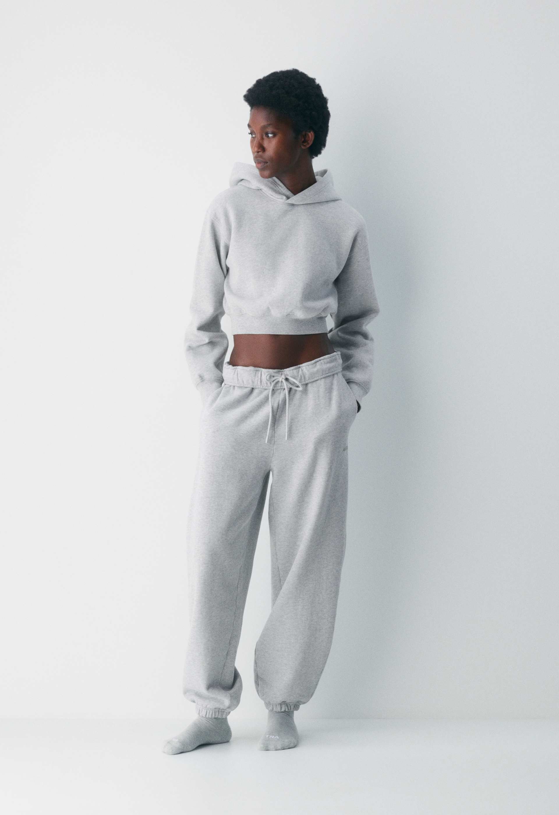 Cozy Sweatfleece Perfect Crop Hoodie
