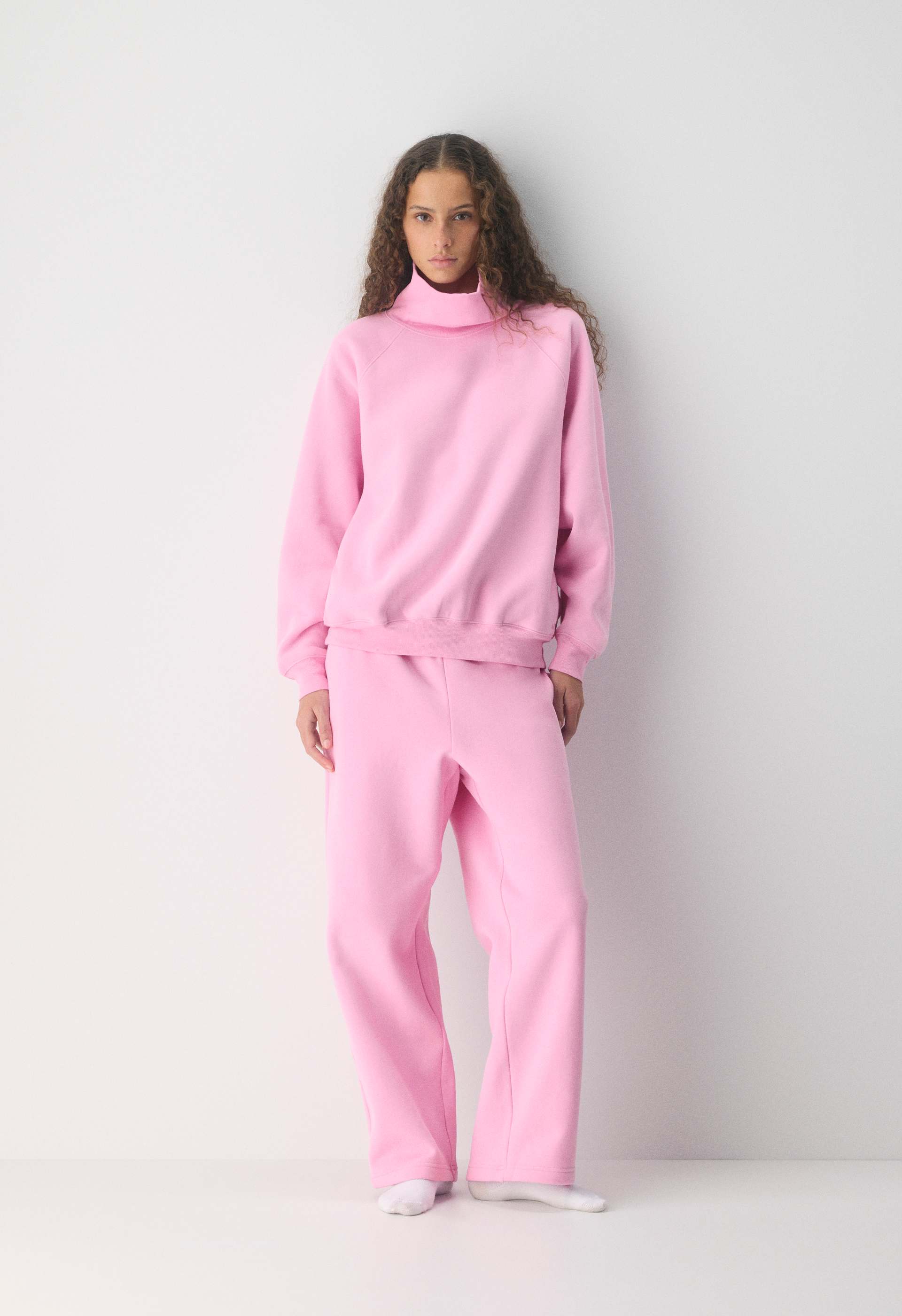 Cozy Sweatfleece Mega Raglan™ Funnel Neck