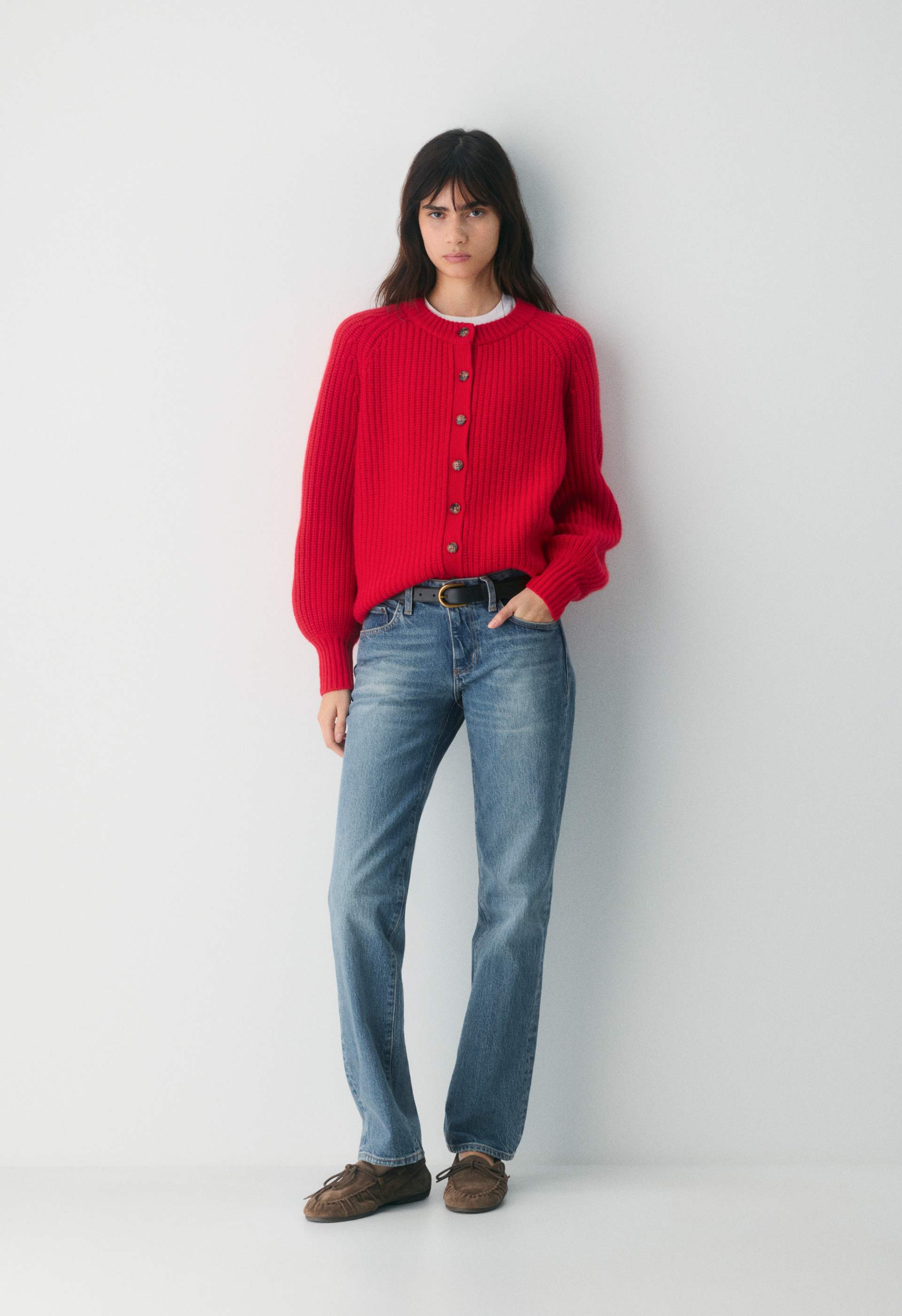 Lantern Wool Cashmere Cardigan
