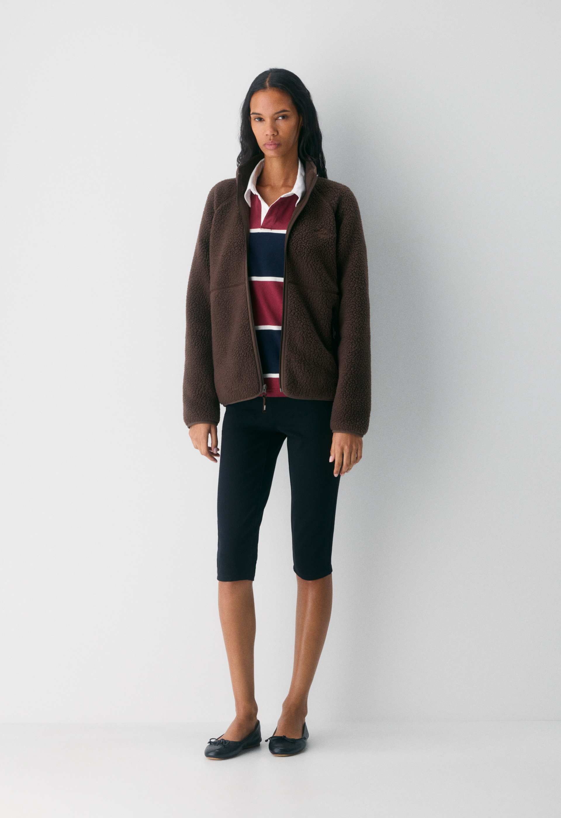 Polartec® Thermal Pro™ Raglan Mockneck Zip-up | Aritzia US