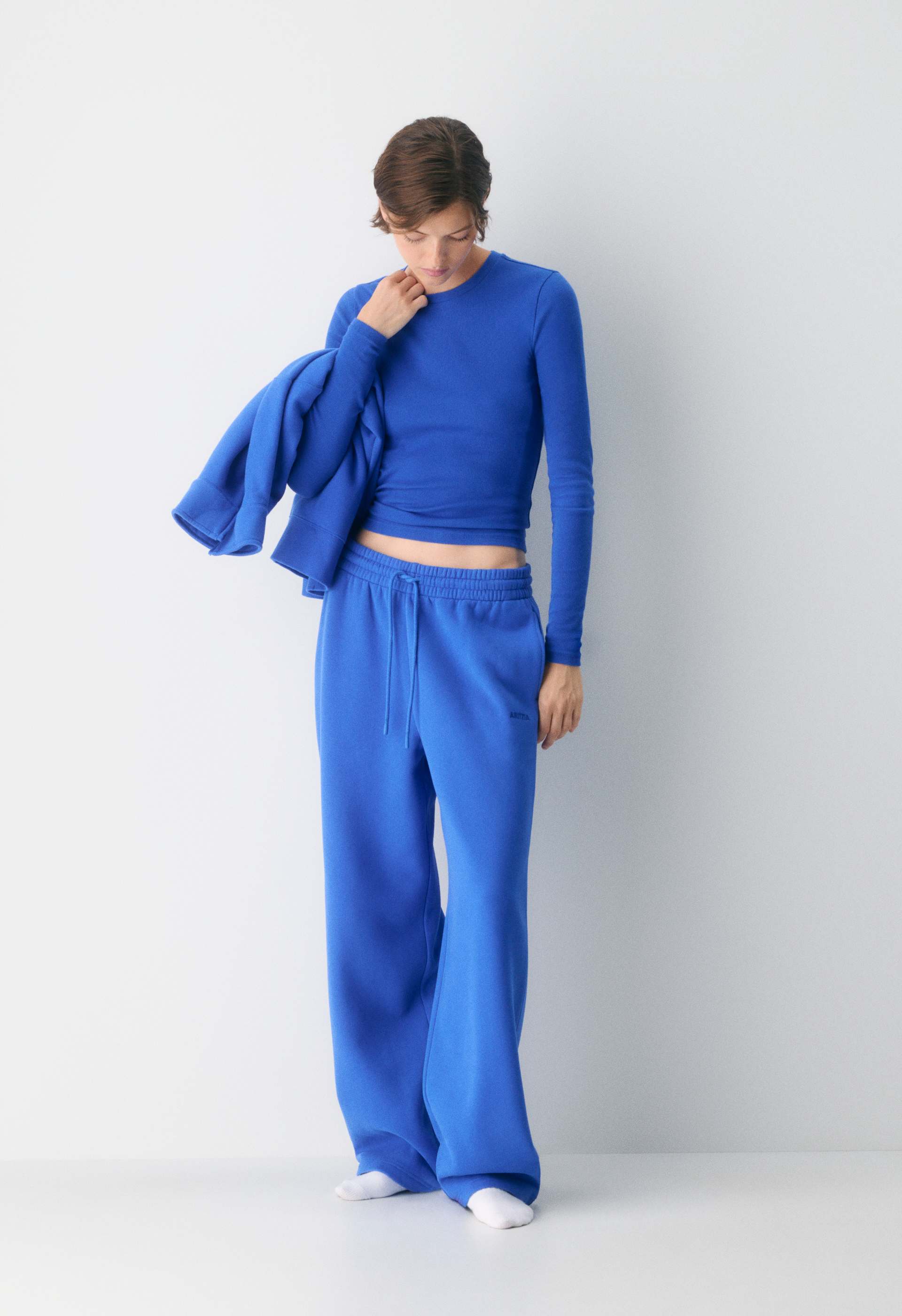 Cozy Sweatfleece Boyfriend Wide Sweatpant | Aritzia US