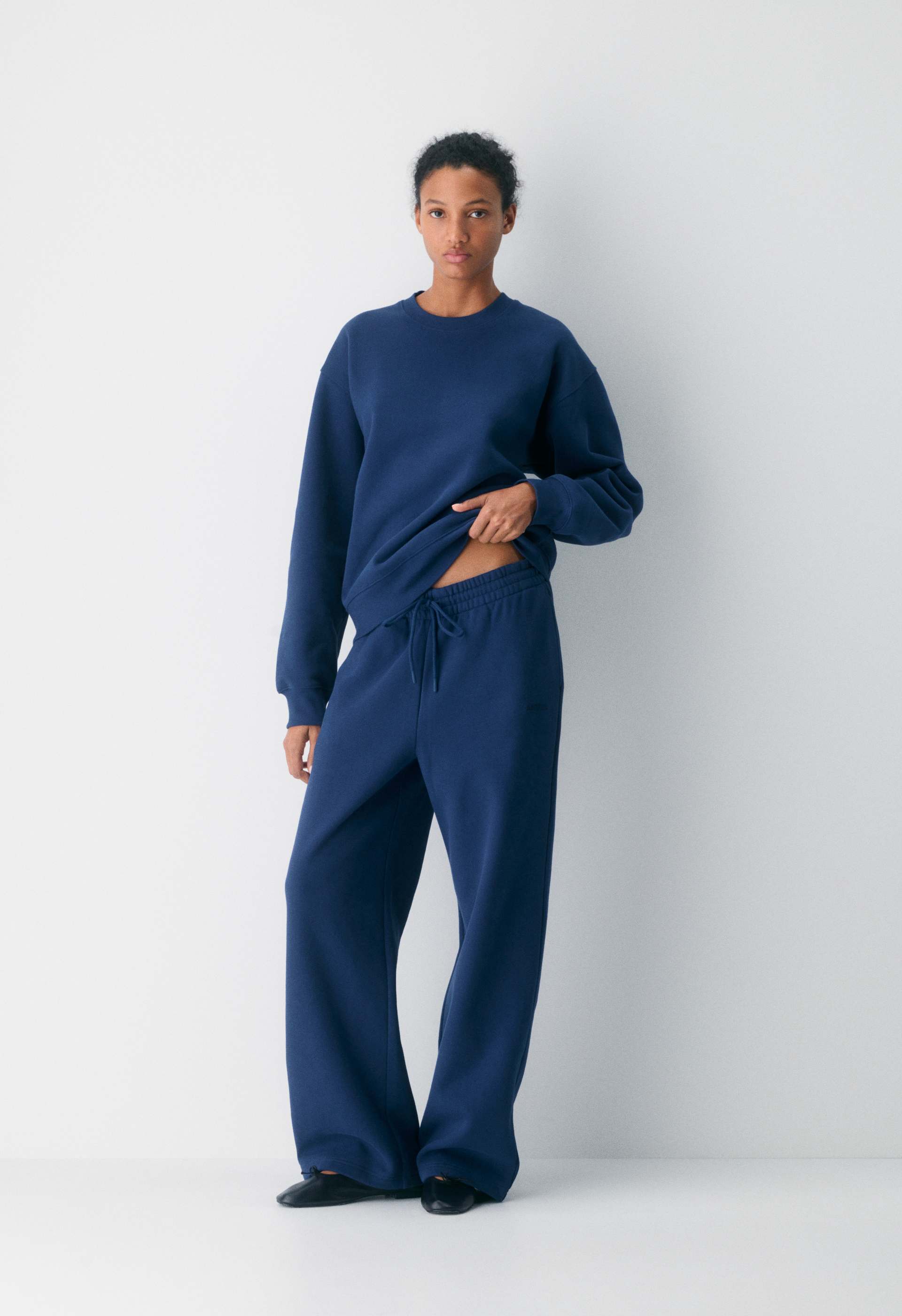 Cozy Sweatfleece Boyfriend Wide Sweatpant