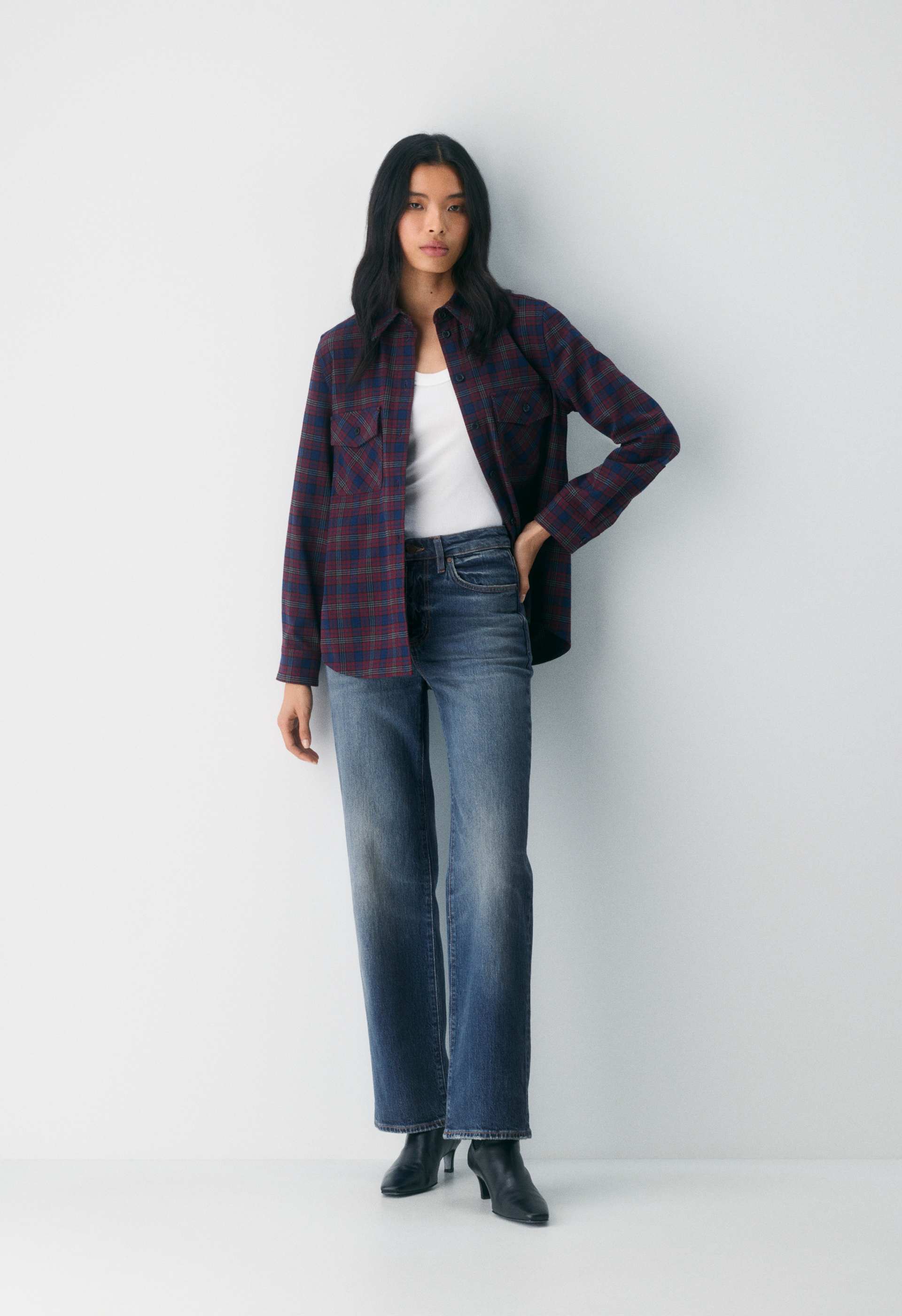 Denim Forum Remy Hi-rise Wide Jean
