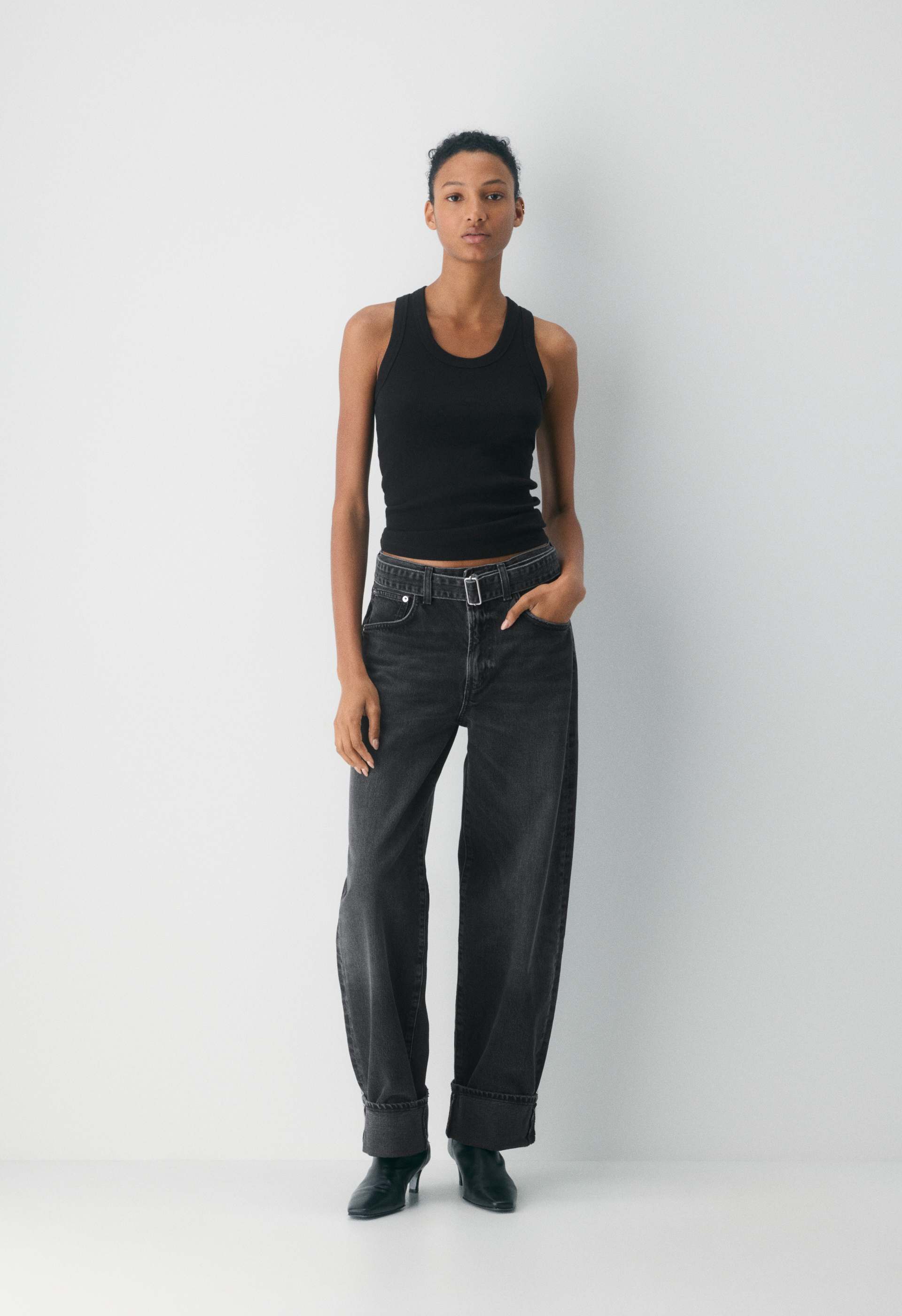 AGOLDE Cuffed Taper Jean