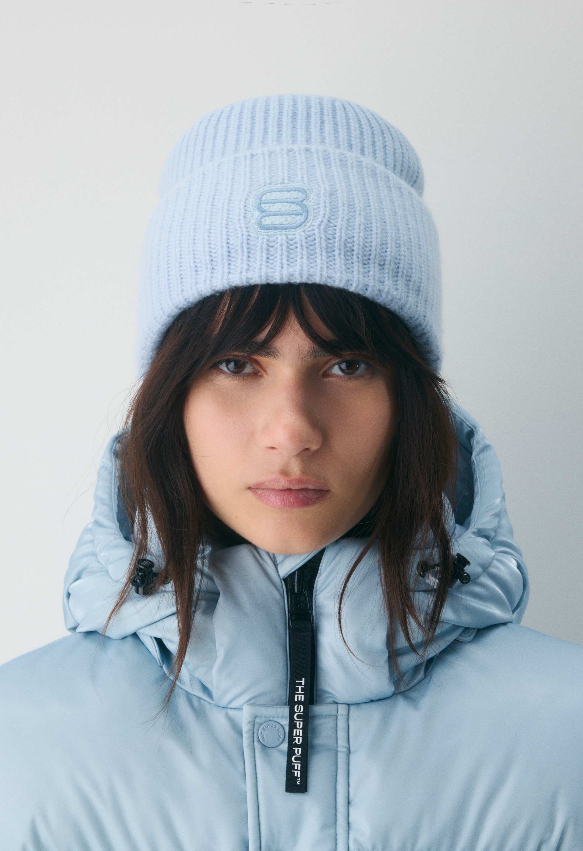 THE SUPER PUFF™ Rib Tall Cuffed Beanie