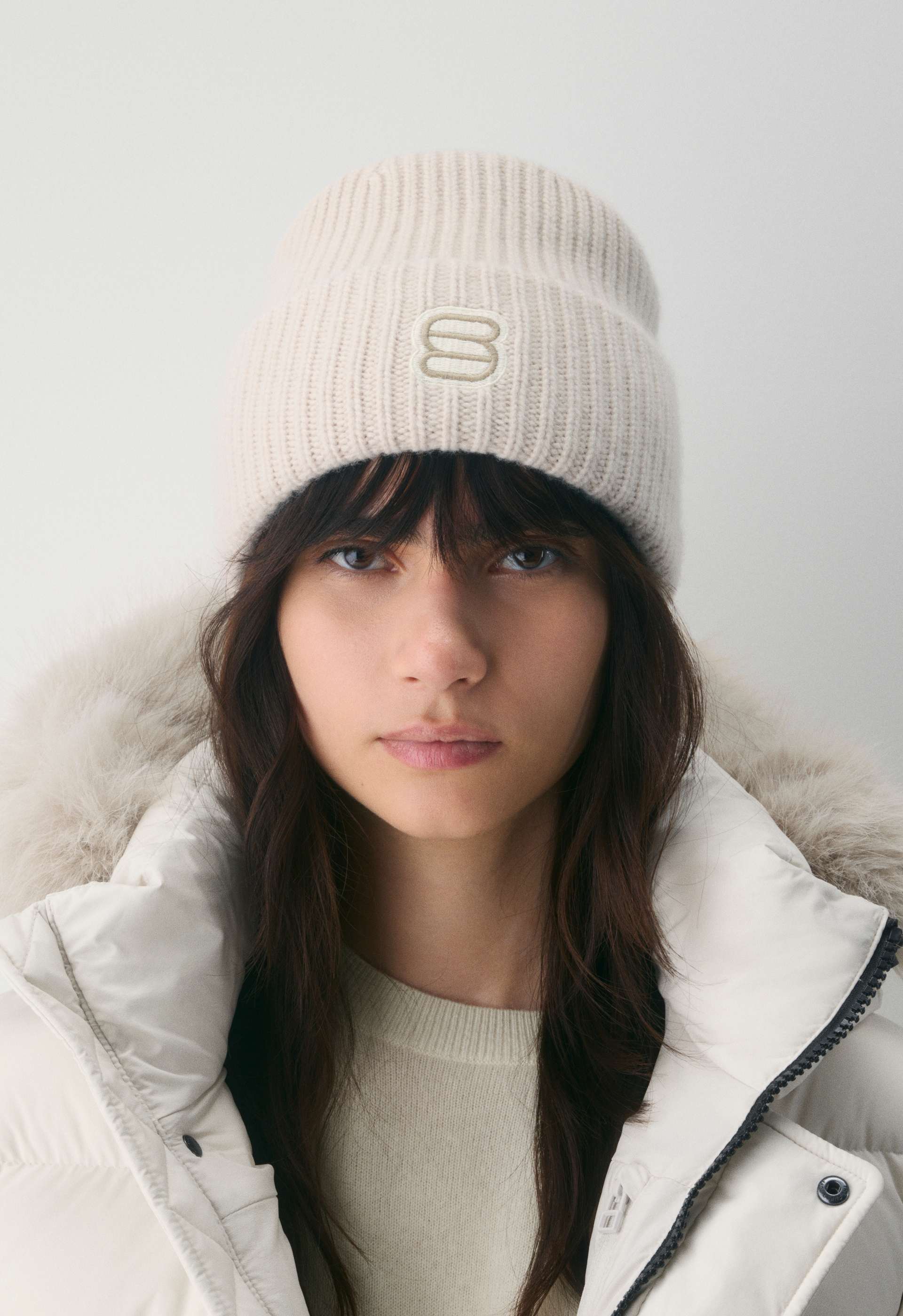 THE SUPER PUFF™ Rib Tall Cuffed Beanie | Aritzia US