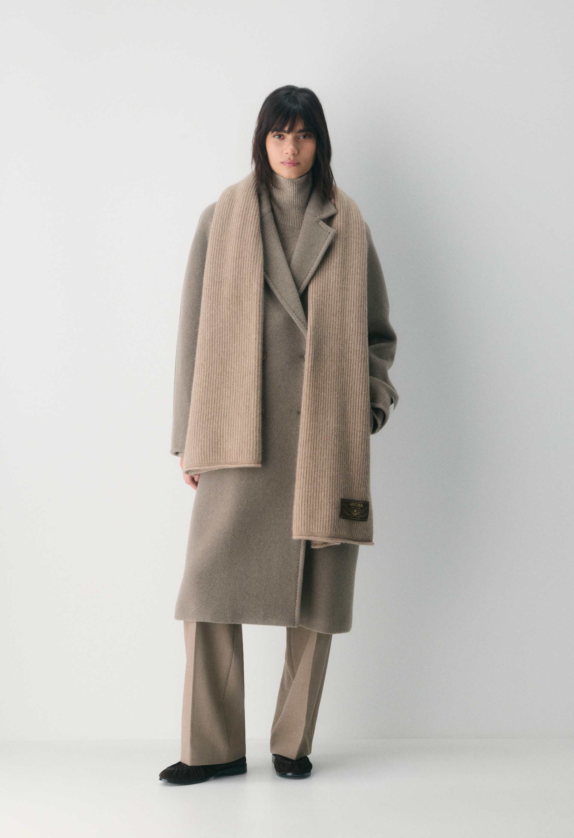 Cashmere Rib Scarf