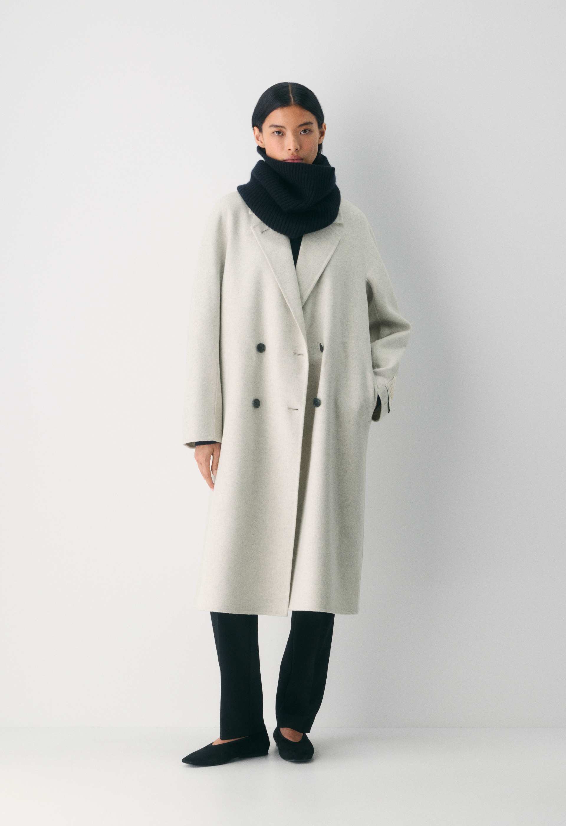 Cashmere Rib Neck Warmer
