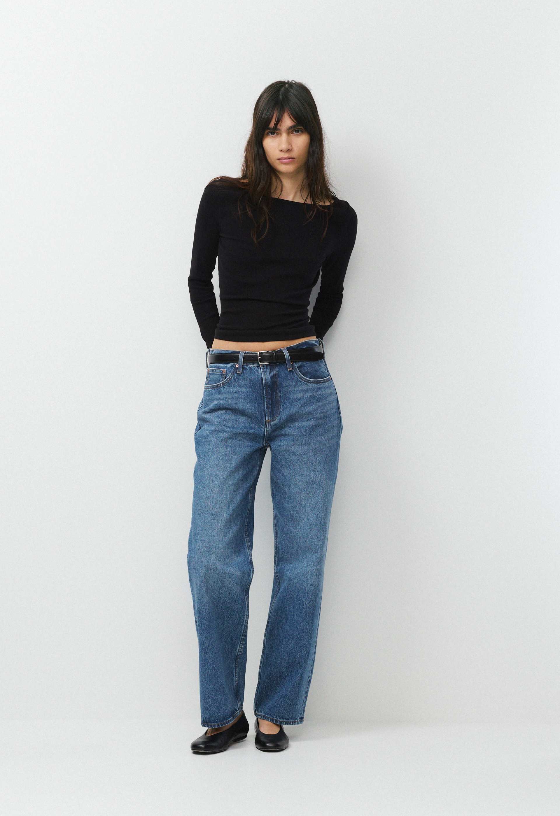 HomeStretch™ Rib Airwave Boatneck Longsleeve | Aritzia US