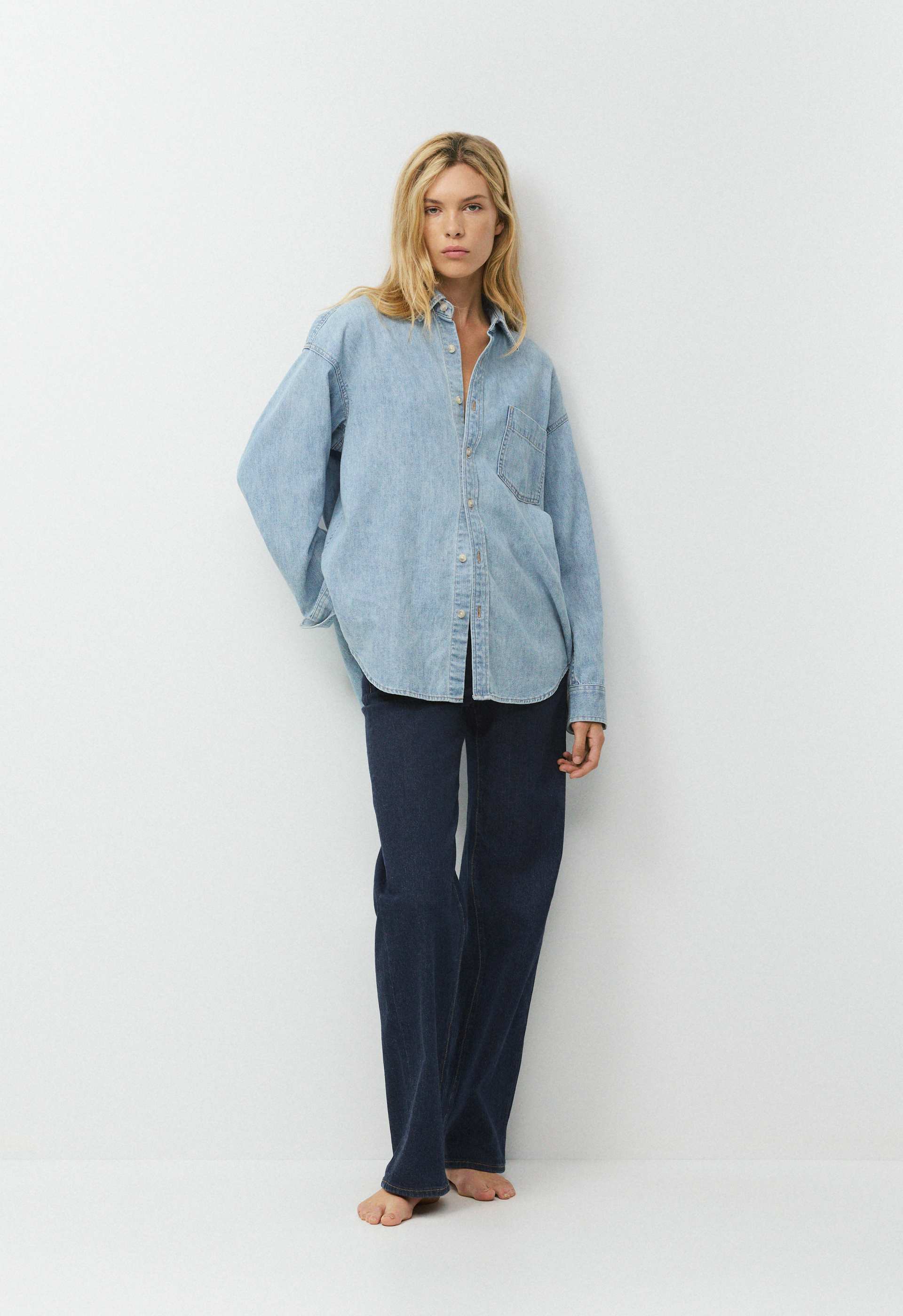 Denim Forum The '80s Comfy Denim Shirt