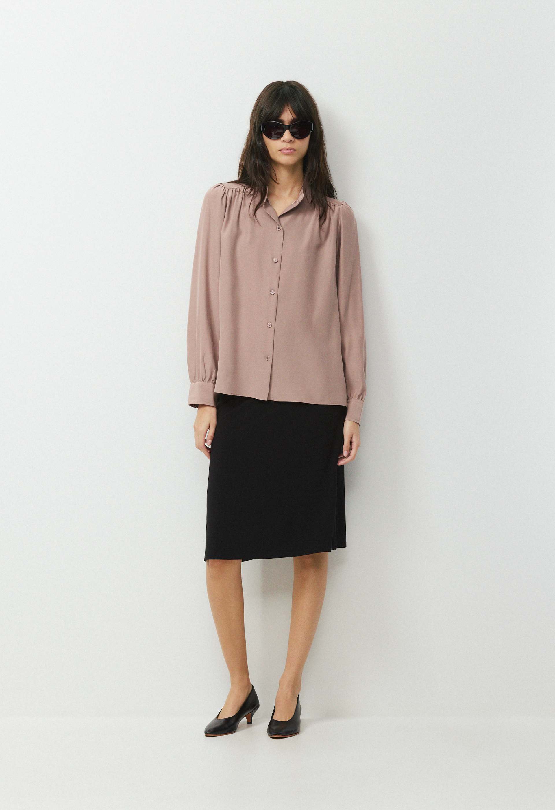 DELPHINE SILK BLOUSE
