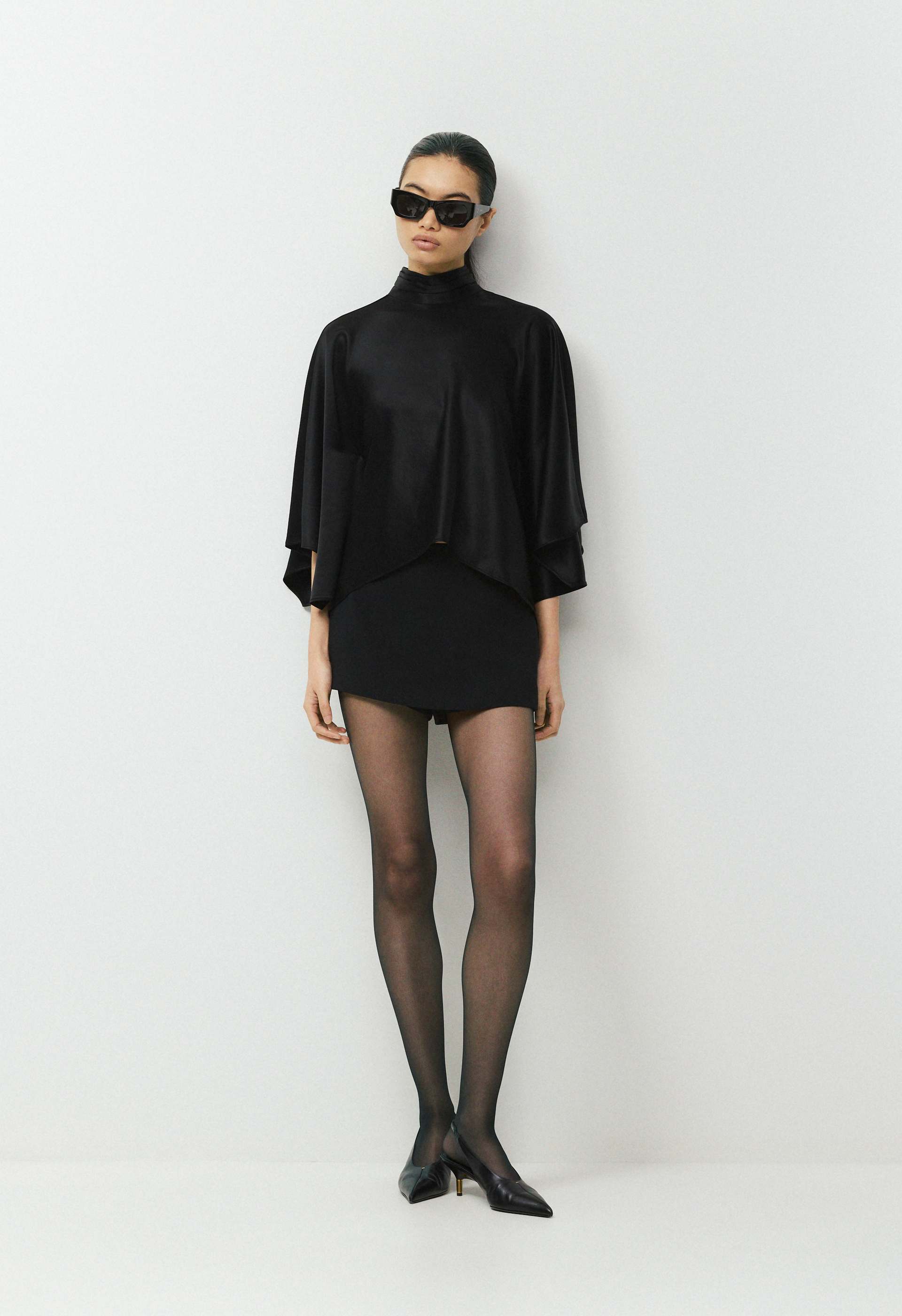 Smokescreen Satin Top