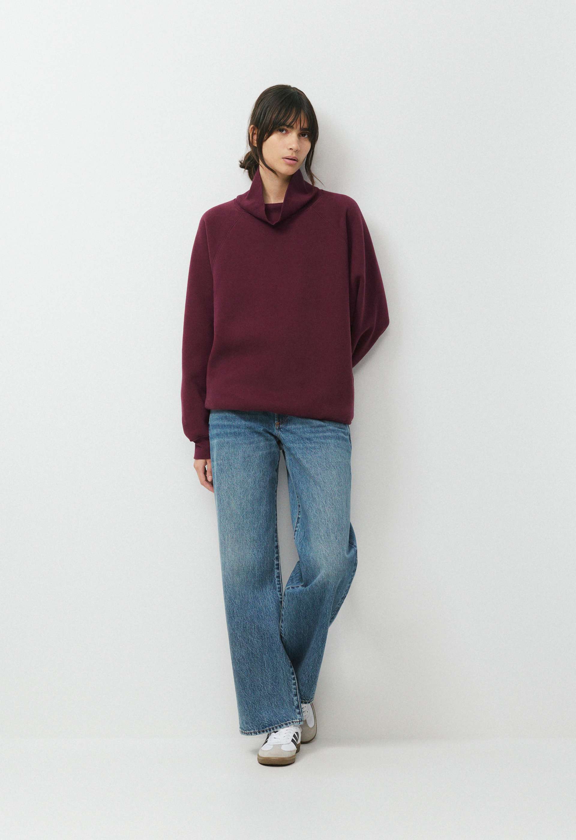 Cozy Sweatfleece Mega Raglan™ Funnel Neck | Aritzia US