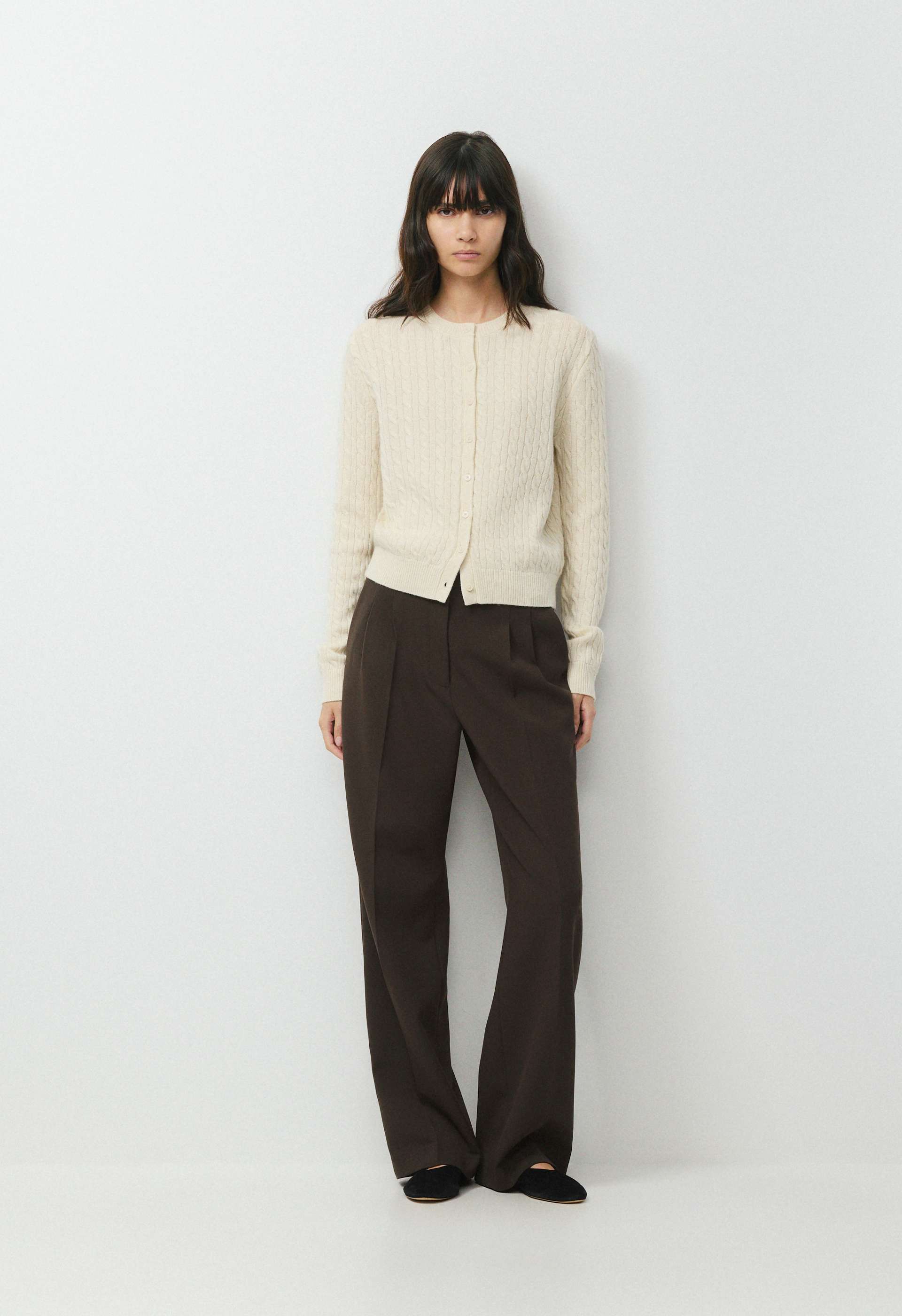 WOOL CASHMERE NOTEWORTHY CARDIGAN