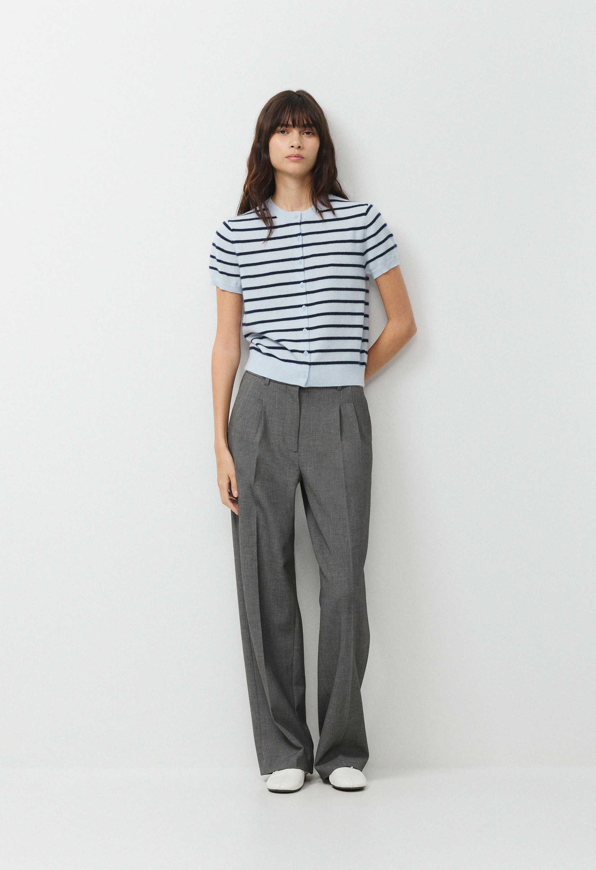BARE CASHMERE NOTEWORTHY SHORTSLEEVE CARDIGAN