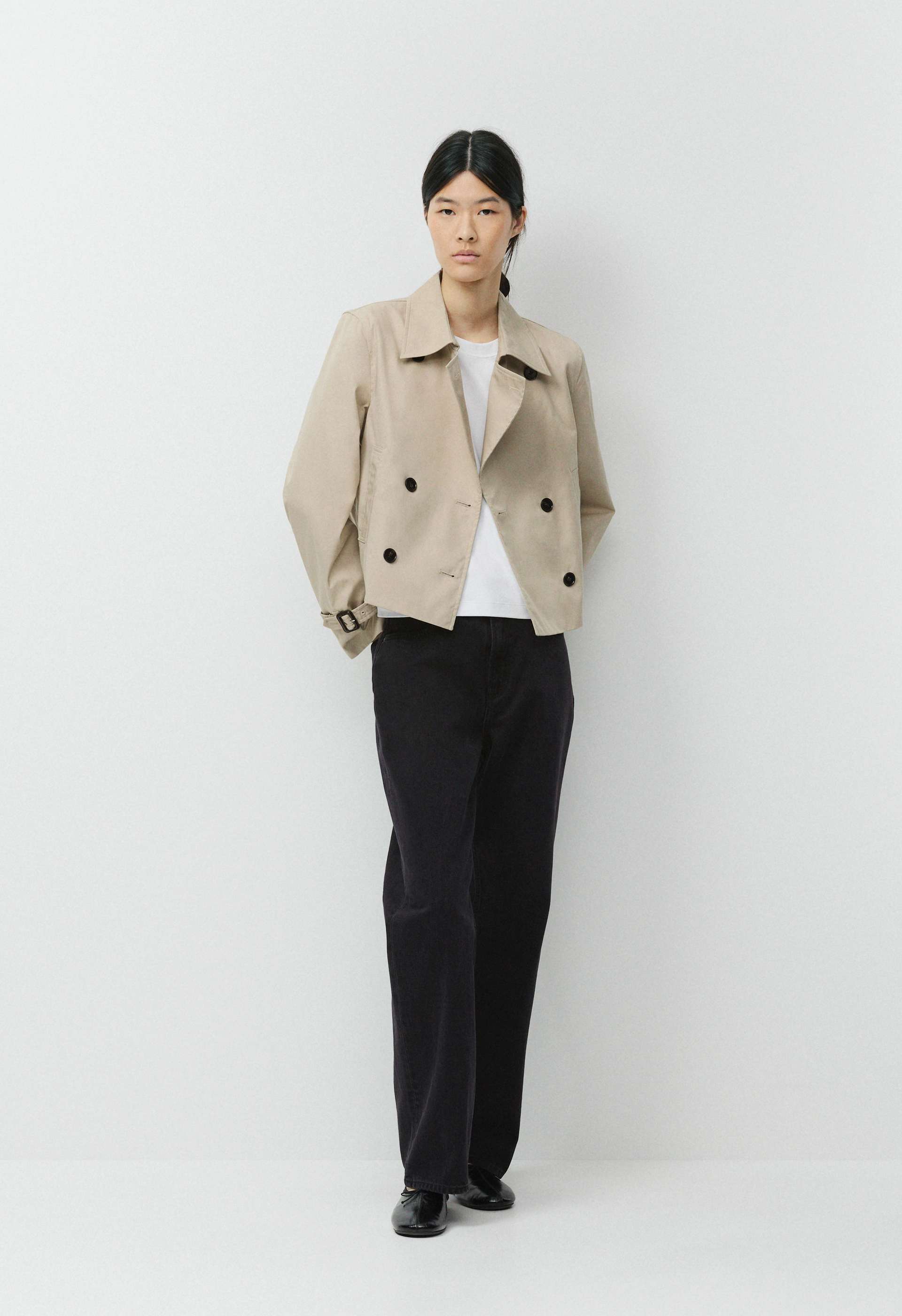 The Esquire Short Trench Coat - City Twill