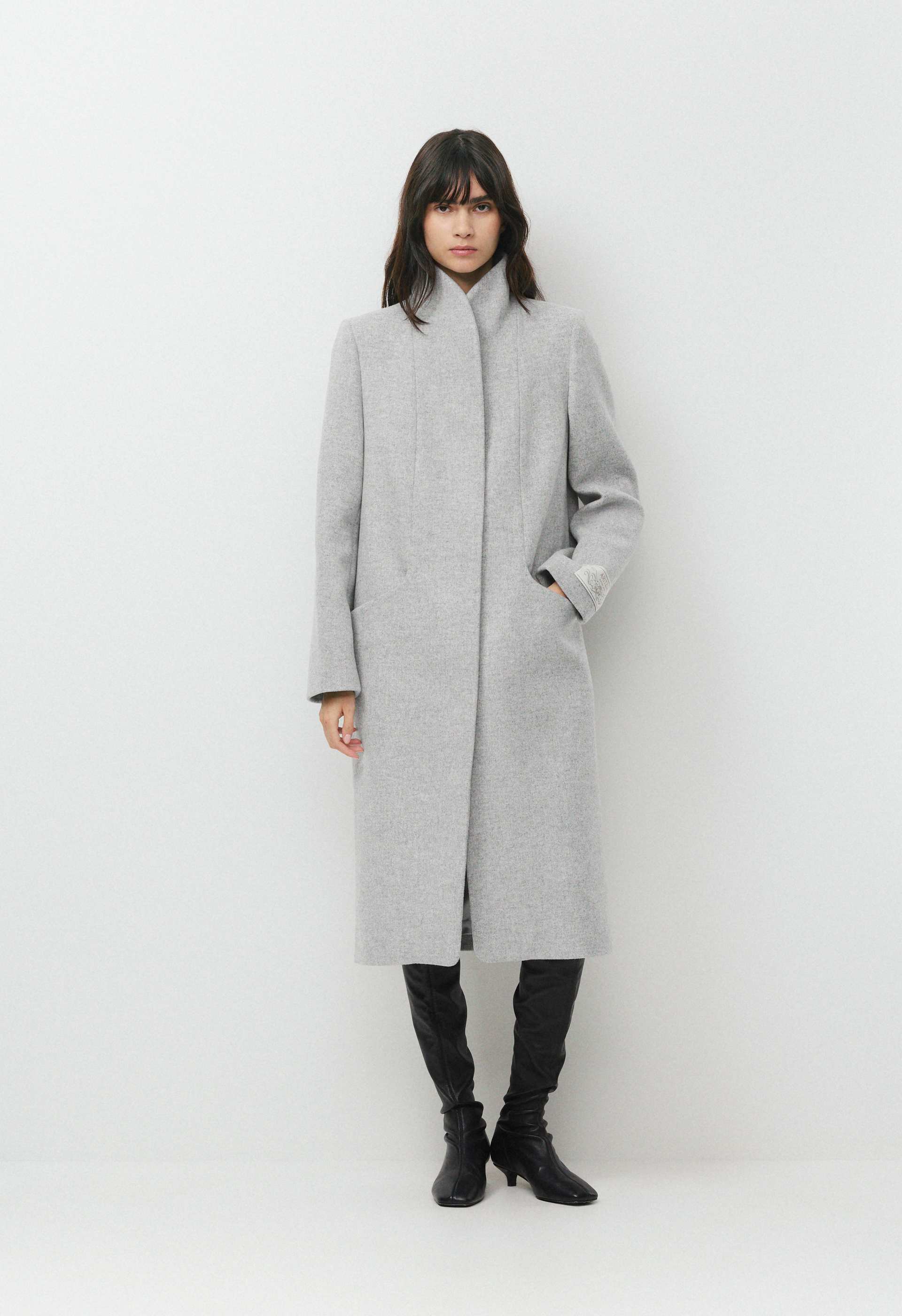 The Cocoon Long Coat - Luxe Wool Cashmere