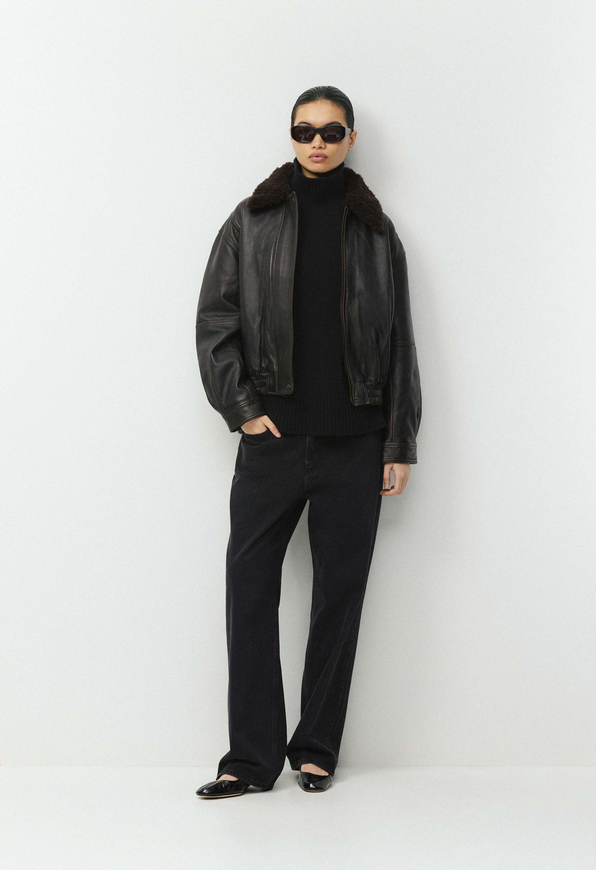 Elliott Aviator Jacket - Leather