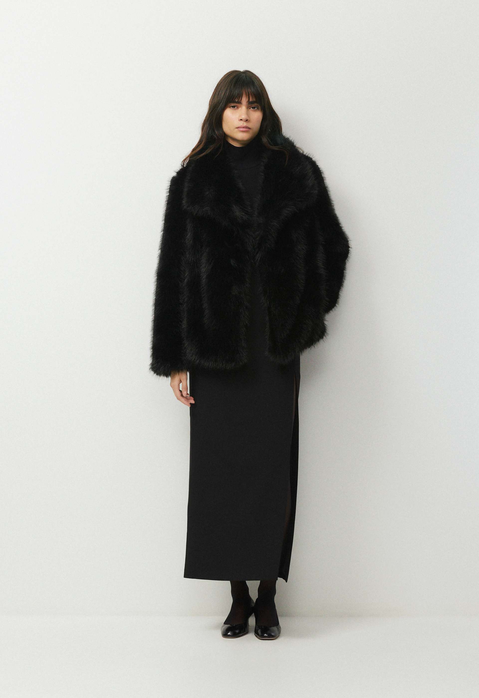 St. Moritz Coat - Arctic Faux Fur
