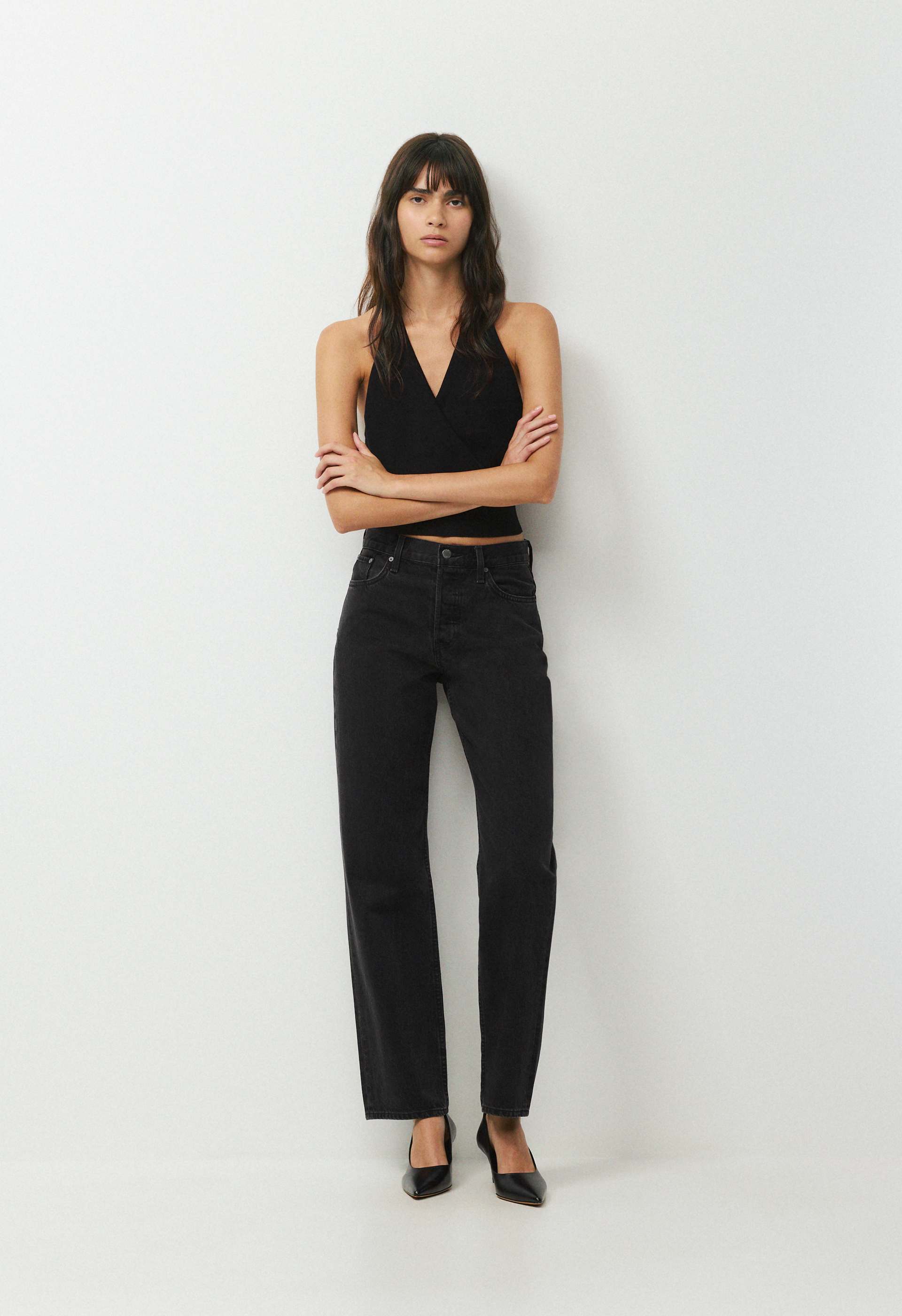 Denim Forum 004 Hi-Rise Straight Jean