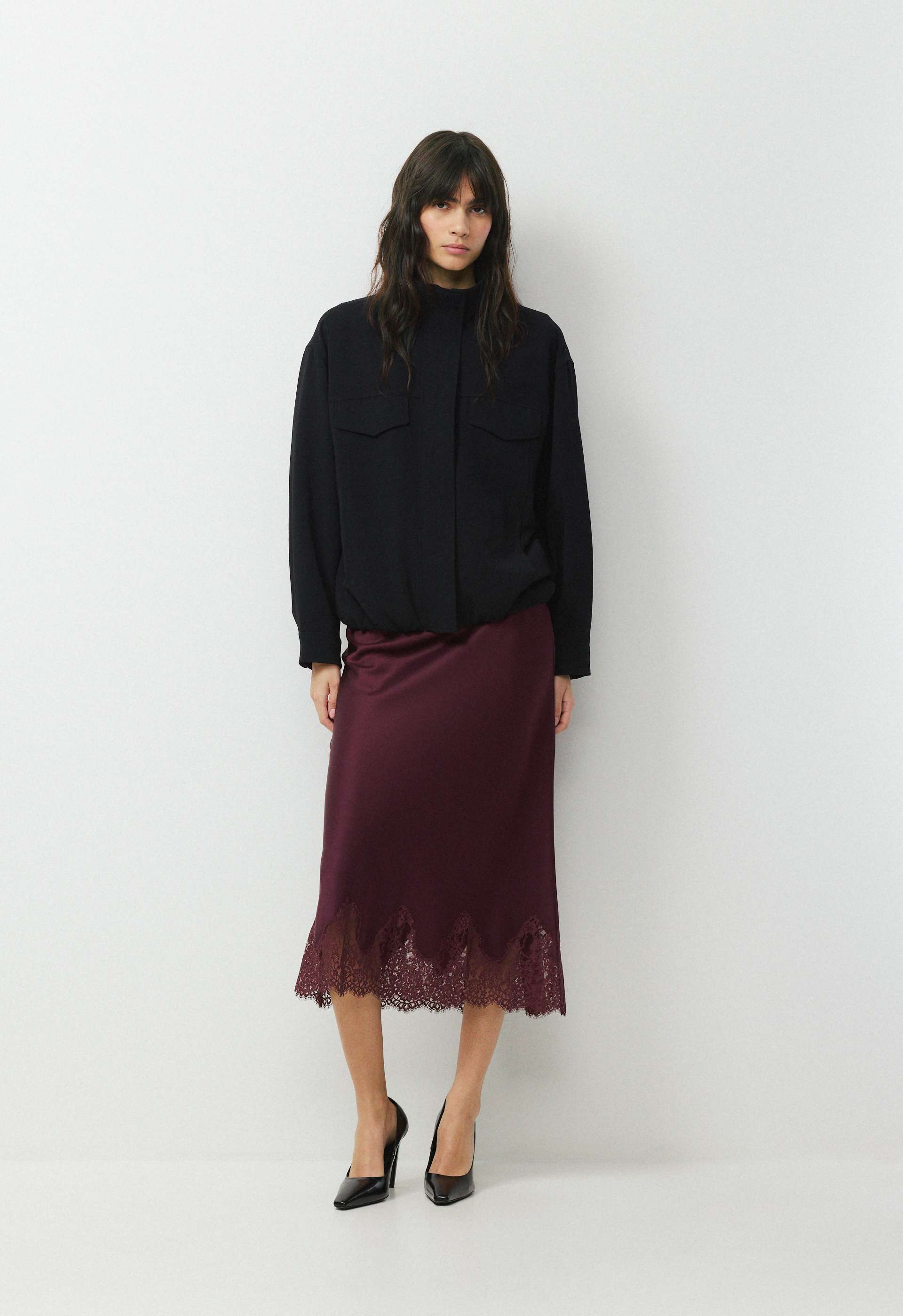 Henrietta Satin Skirt | Aritzia US