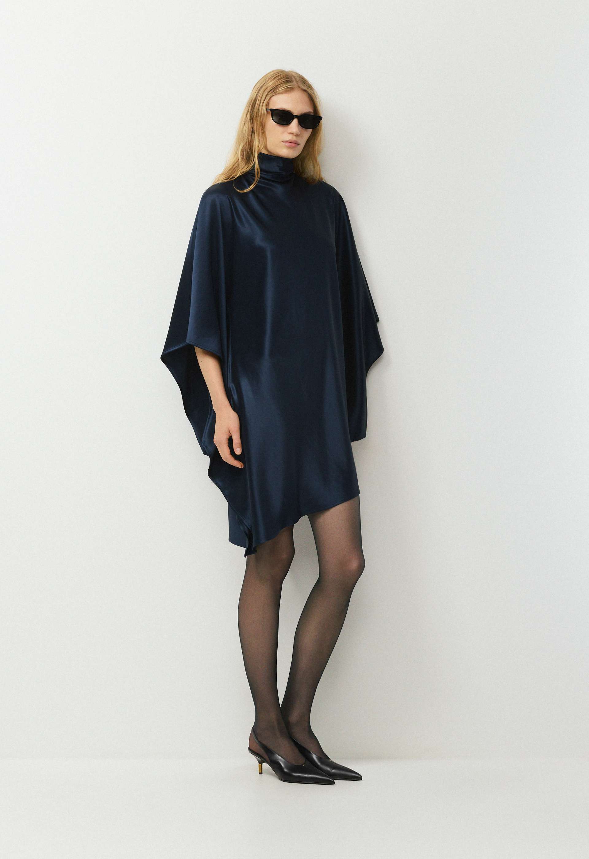 Fan Satin Dress