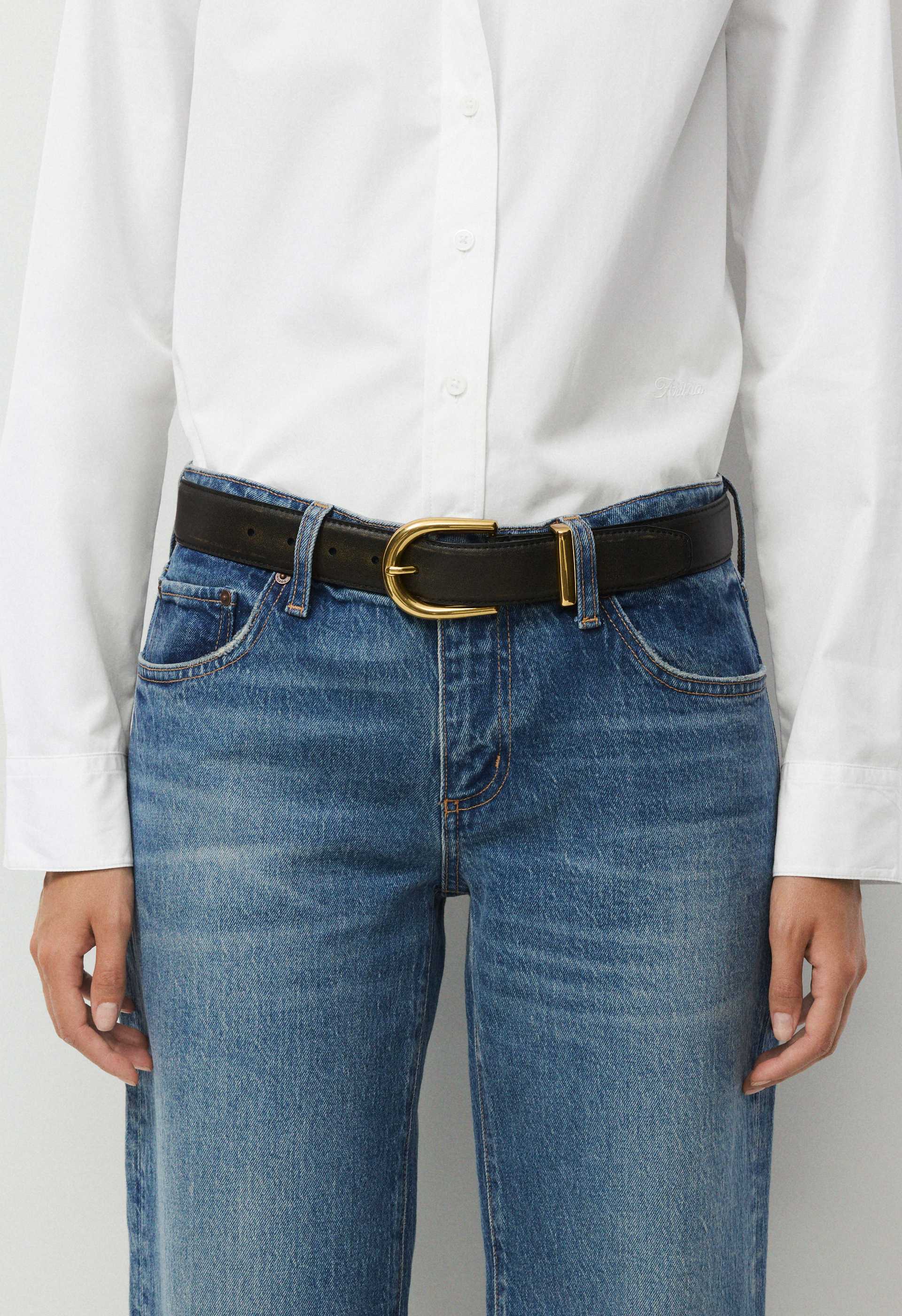 ACCENT SOLID BRASS WIDE BELT