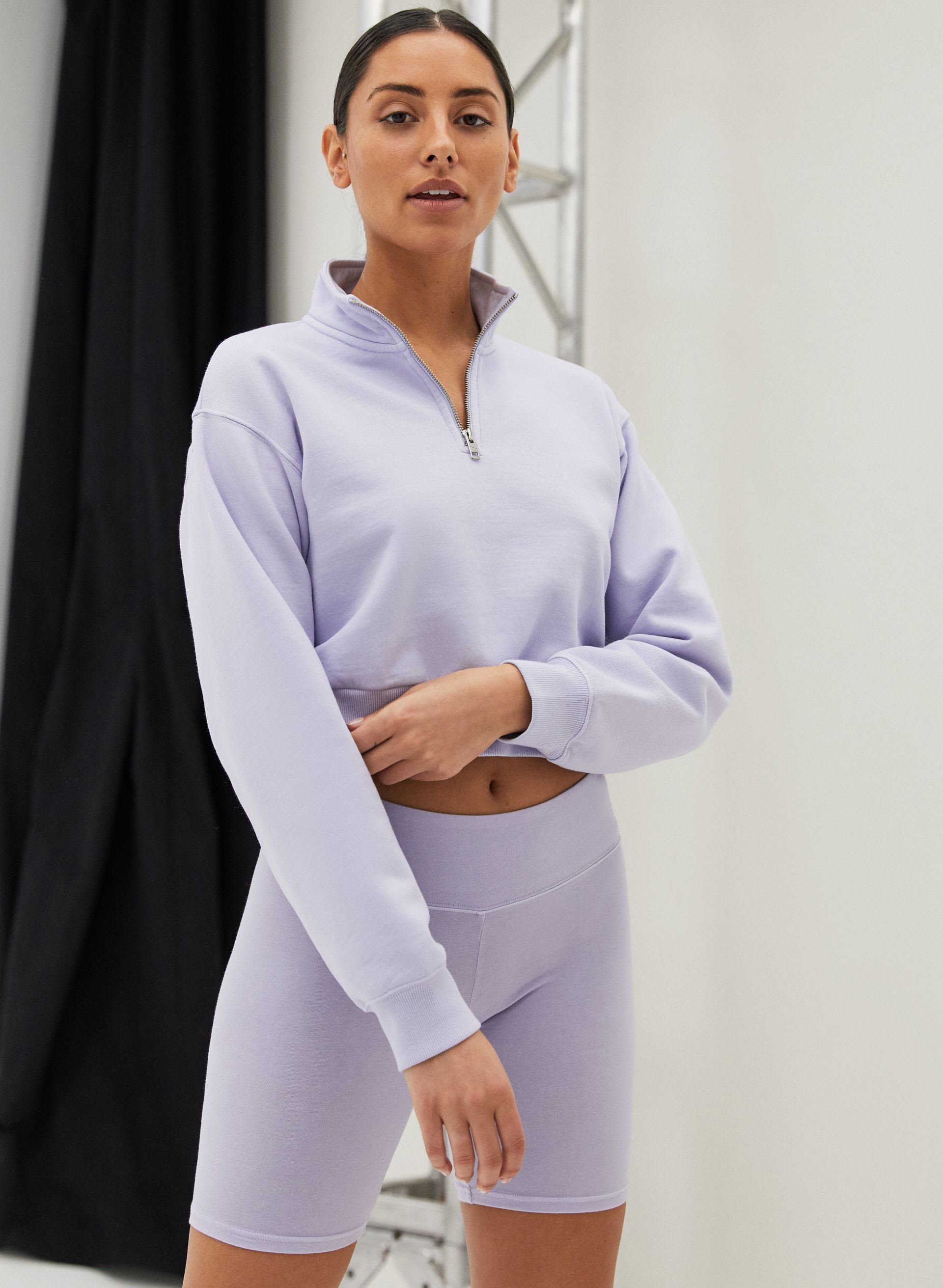 Cozy Fleece Perfect 1/4 Zip Sweatshirt | Aritzia US