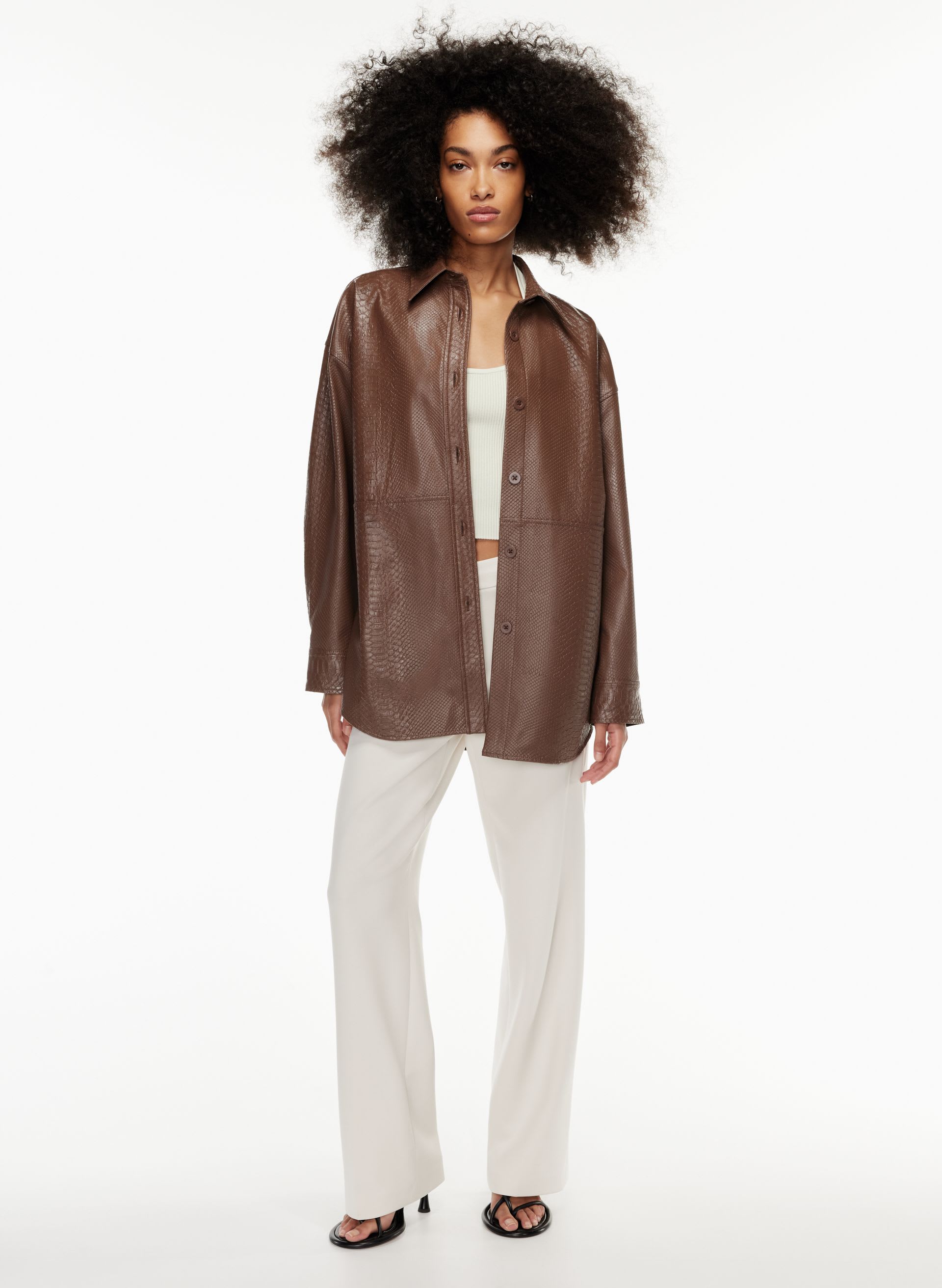 Pelli Shirt Jacket | Aritzia US
