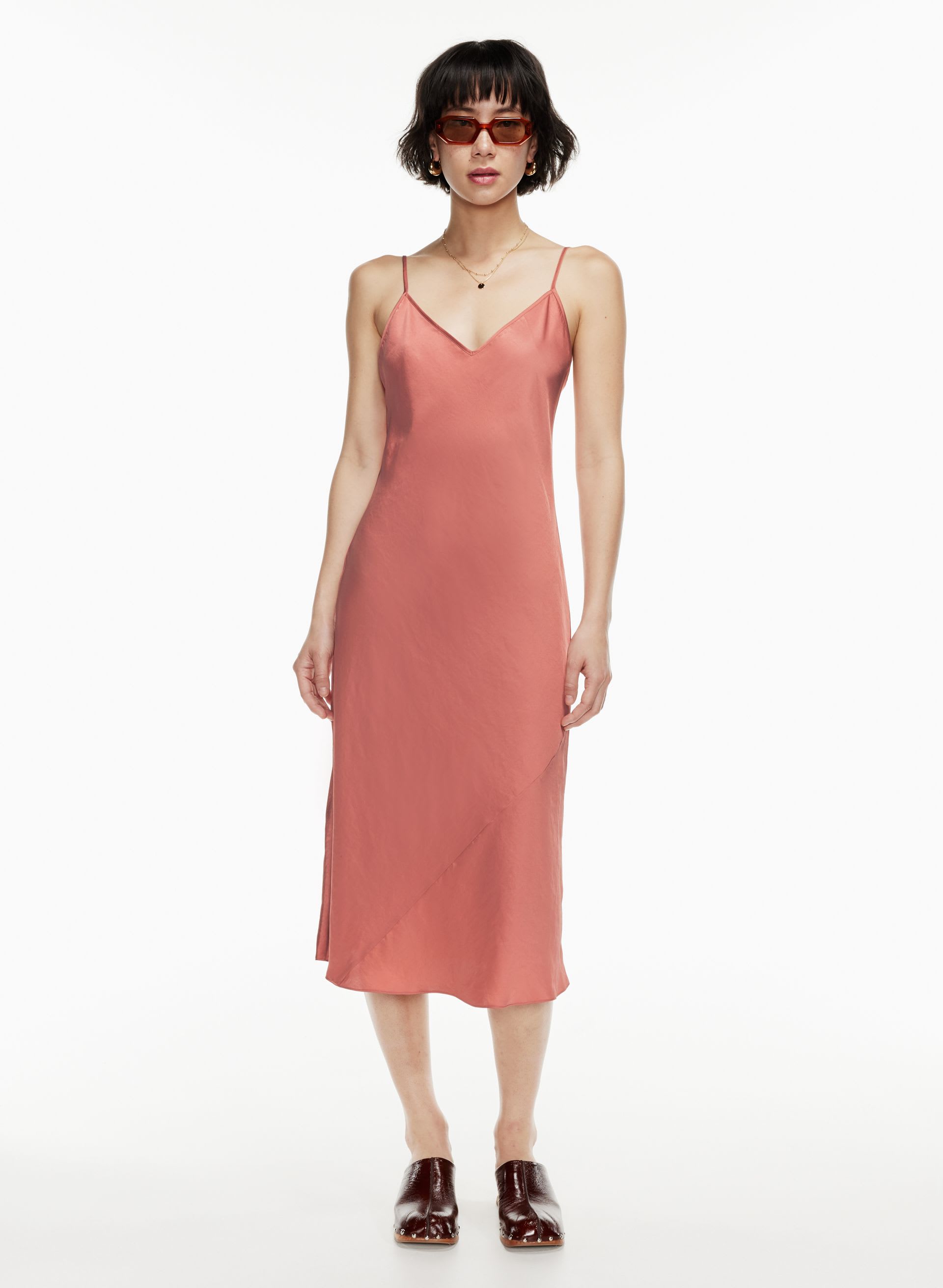 aritzia maxi slip dress Only Slip Maxi Dress