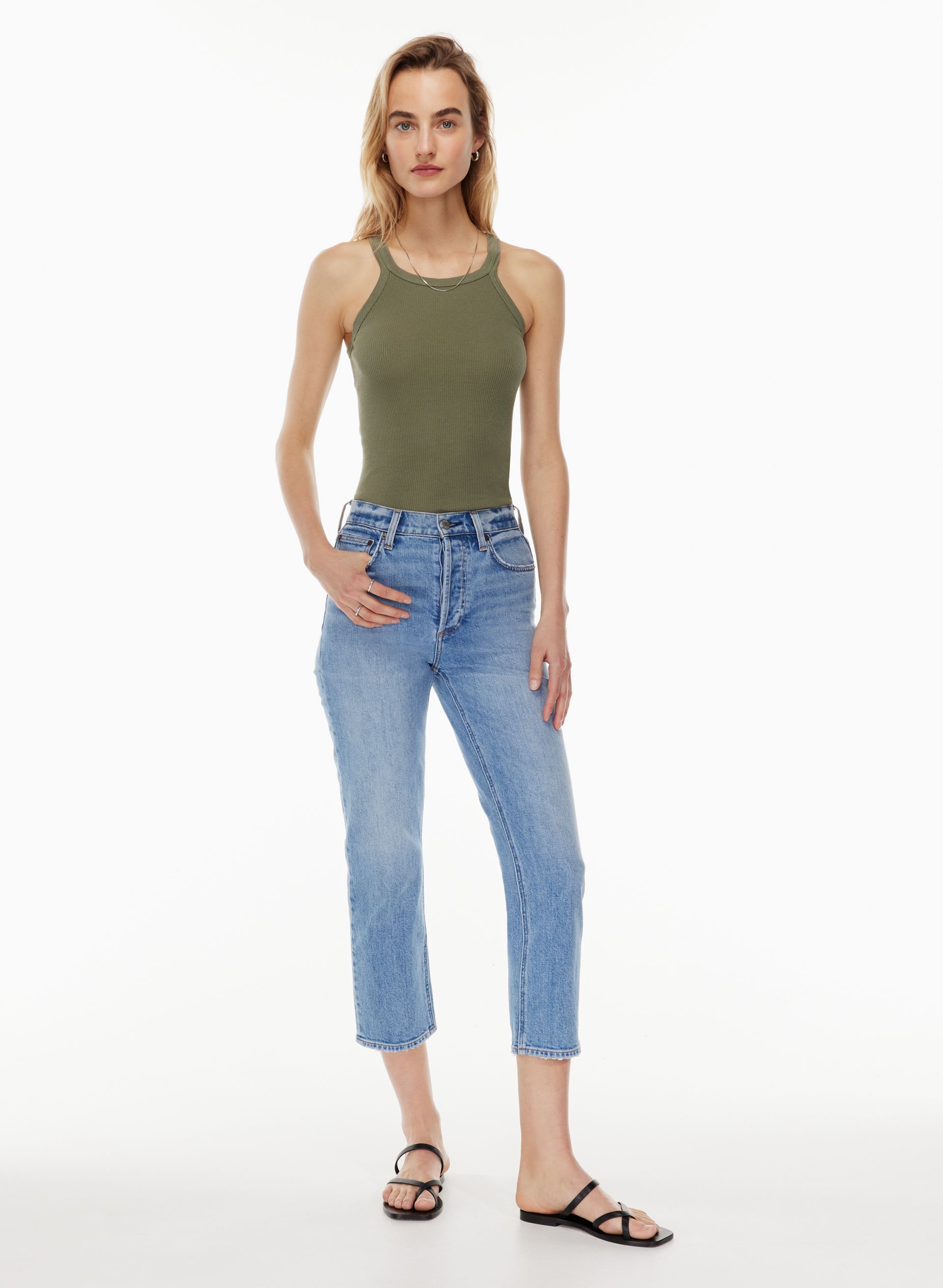 Denim Forum The Arlo High Rise Straight 26L | Aritzia US