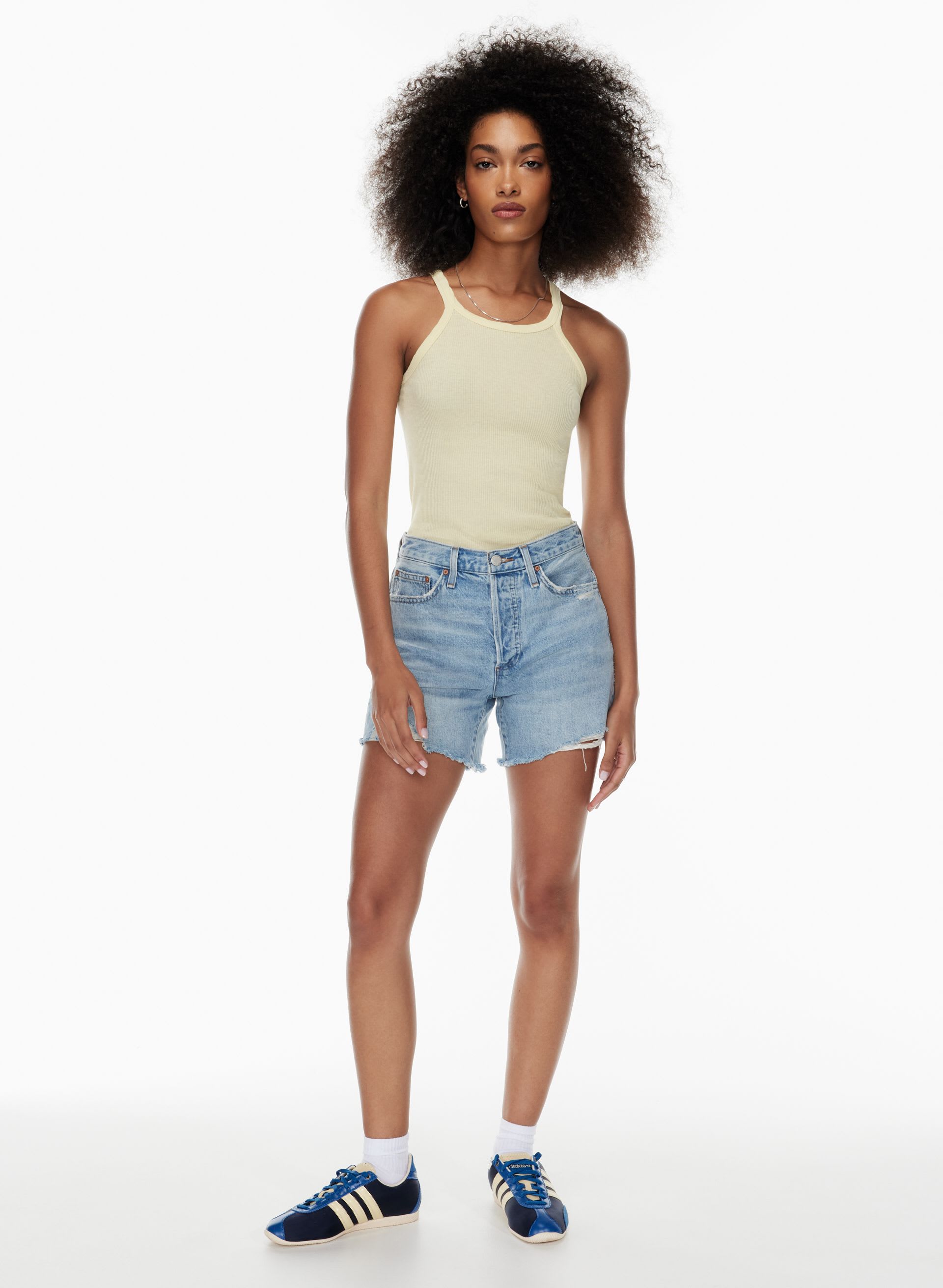 Denim Forum The Ex Boyfriend Mid Thigh Short | Aritzia US