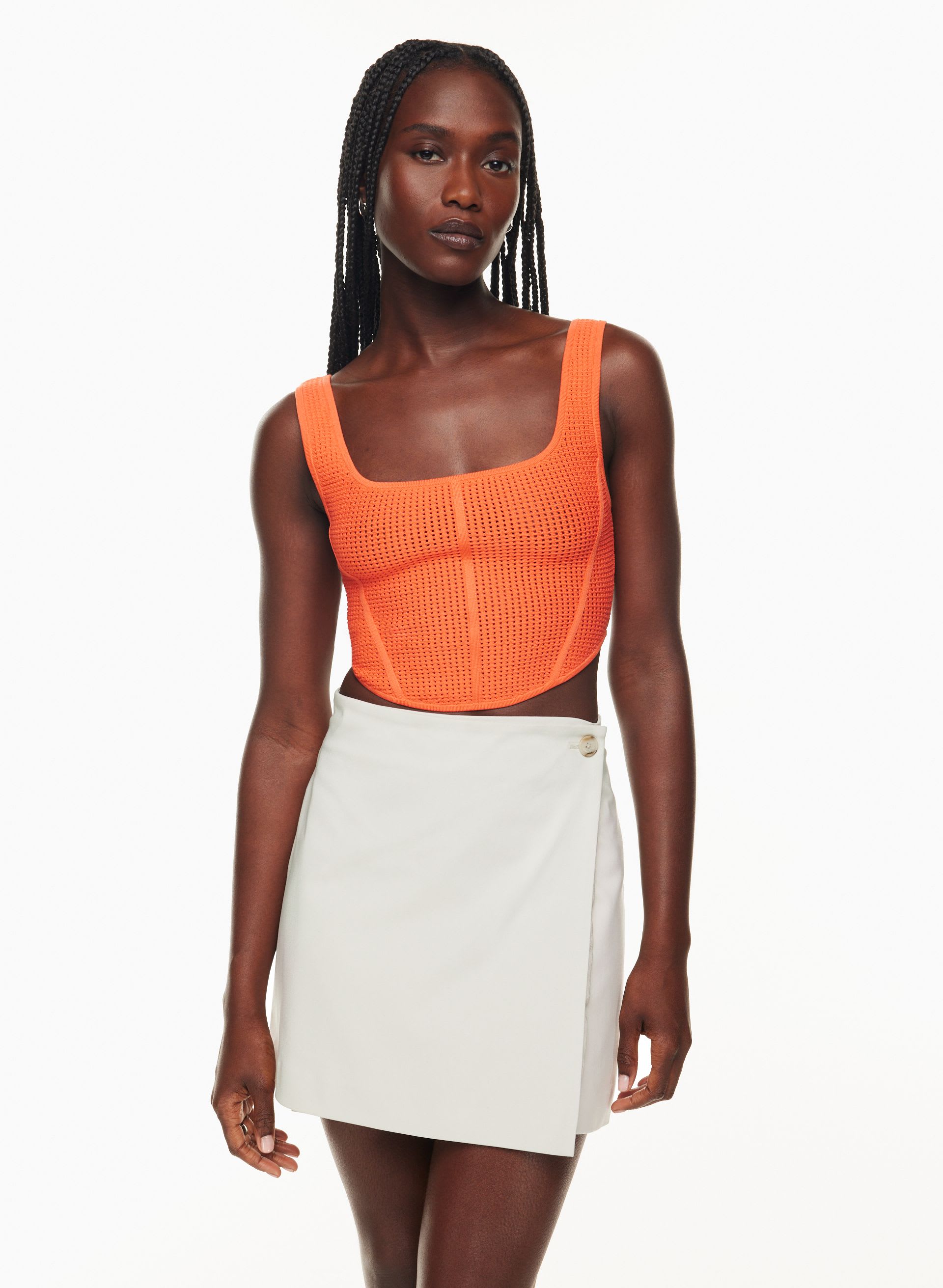 Sculpt Knit Bustier Tank | Aritzia CA