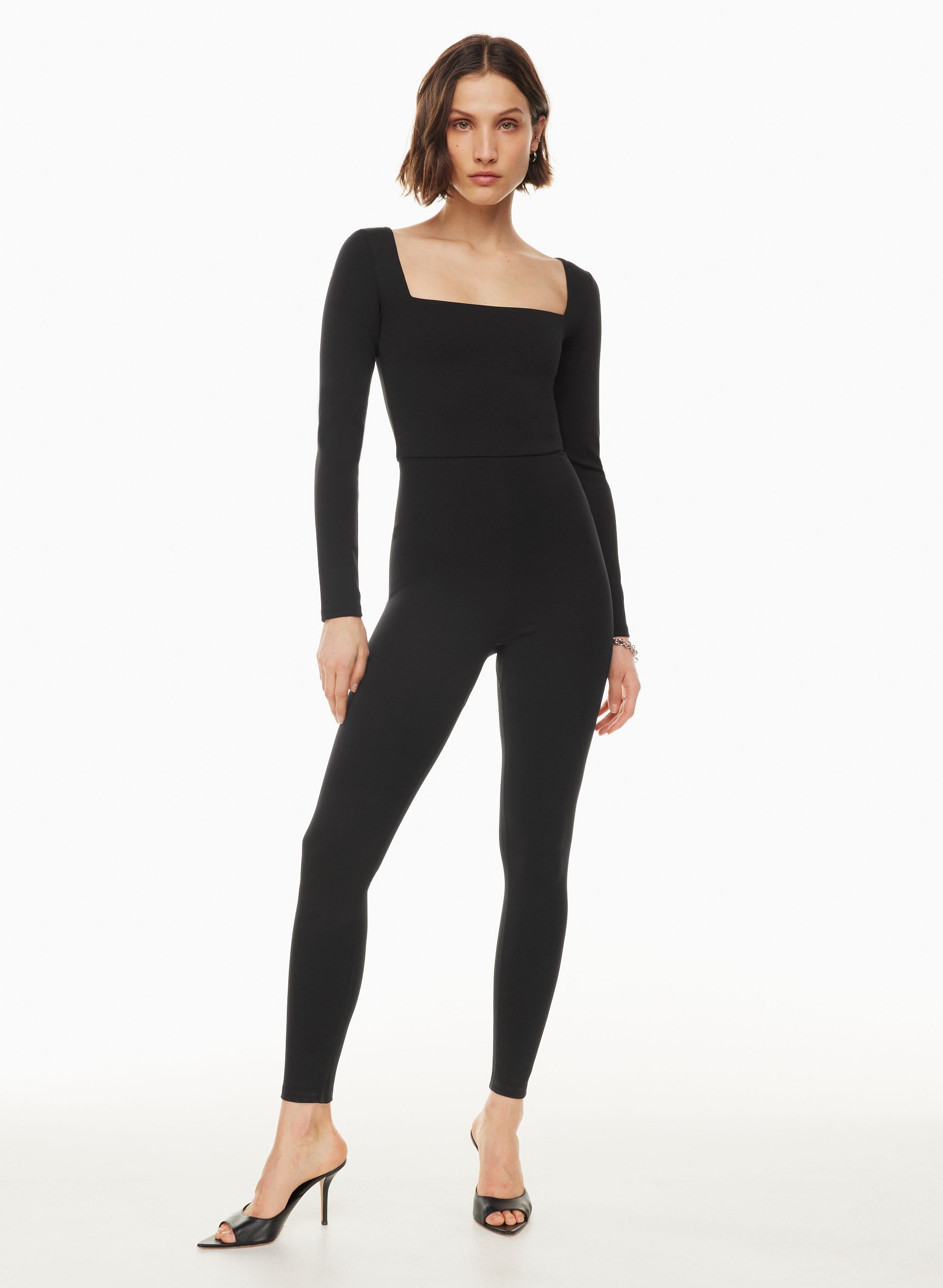 Contour Squareneck Longsleeve Jumpsuit | Aritzia US