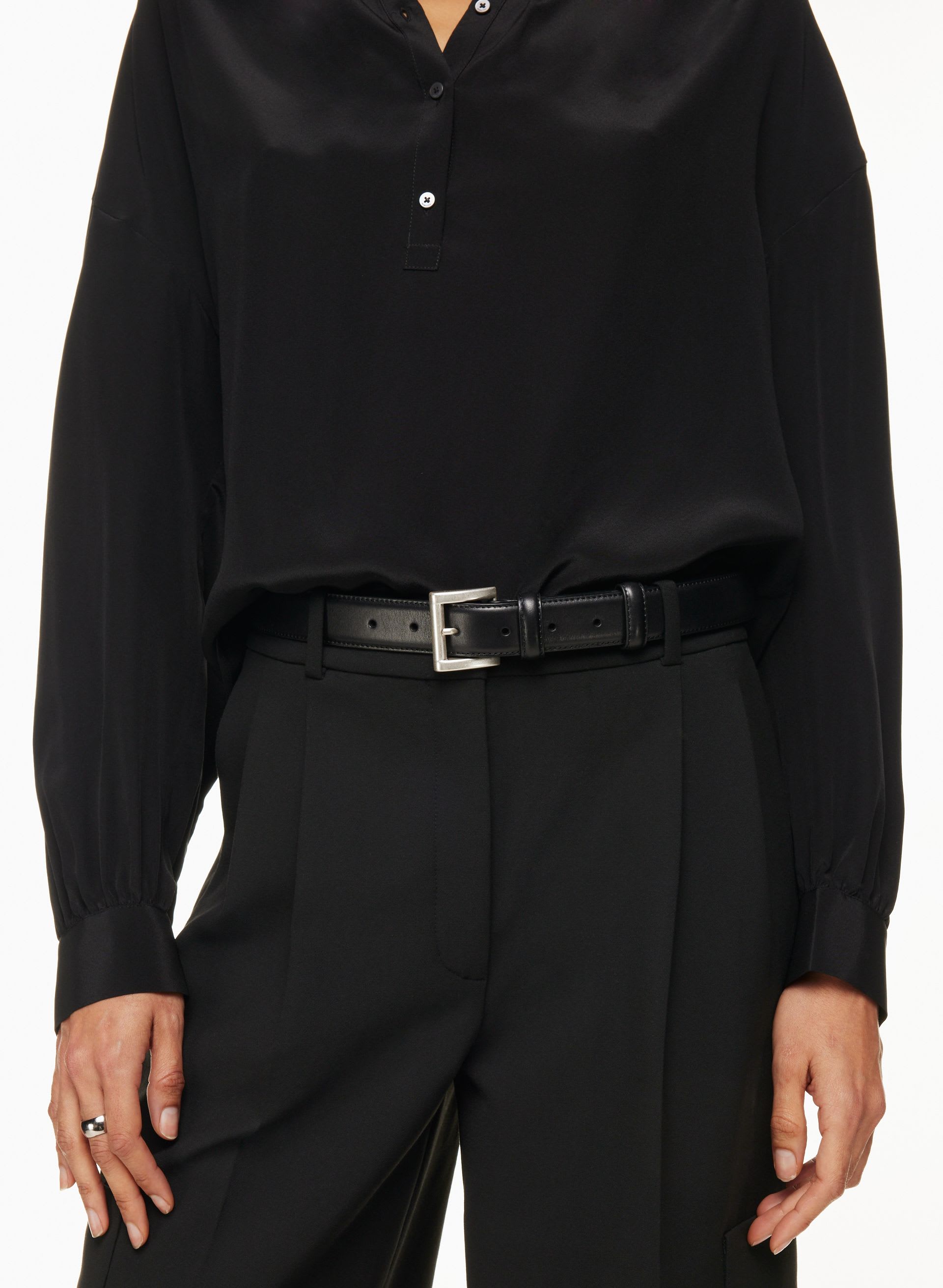 COPY - Aritzia Hackney Leather Belt Hackney Leather Belt | Aritzia US main image 2