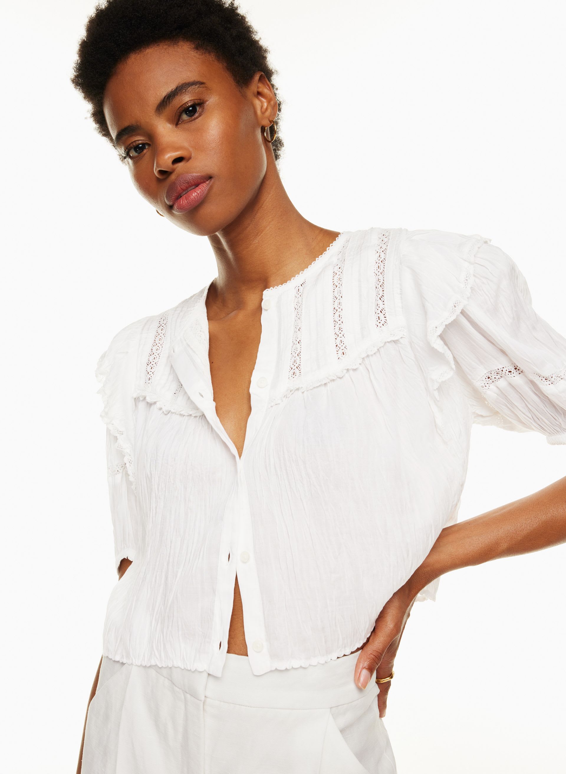 Marquetry Blouse | Aritzia US