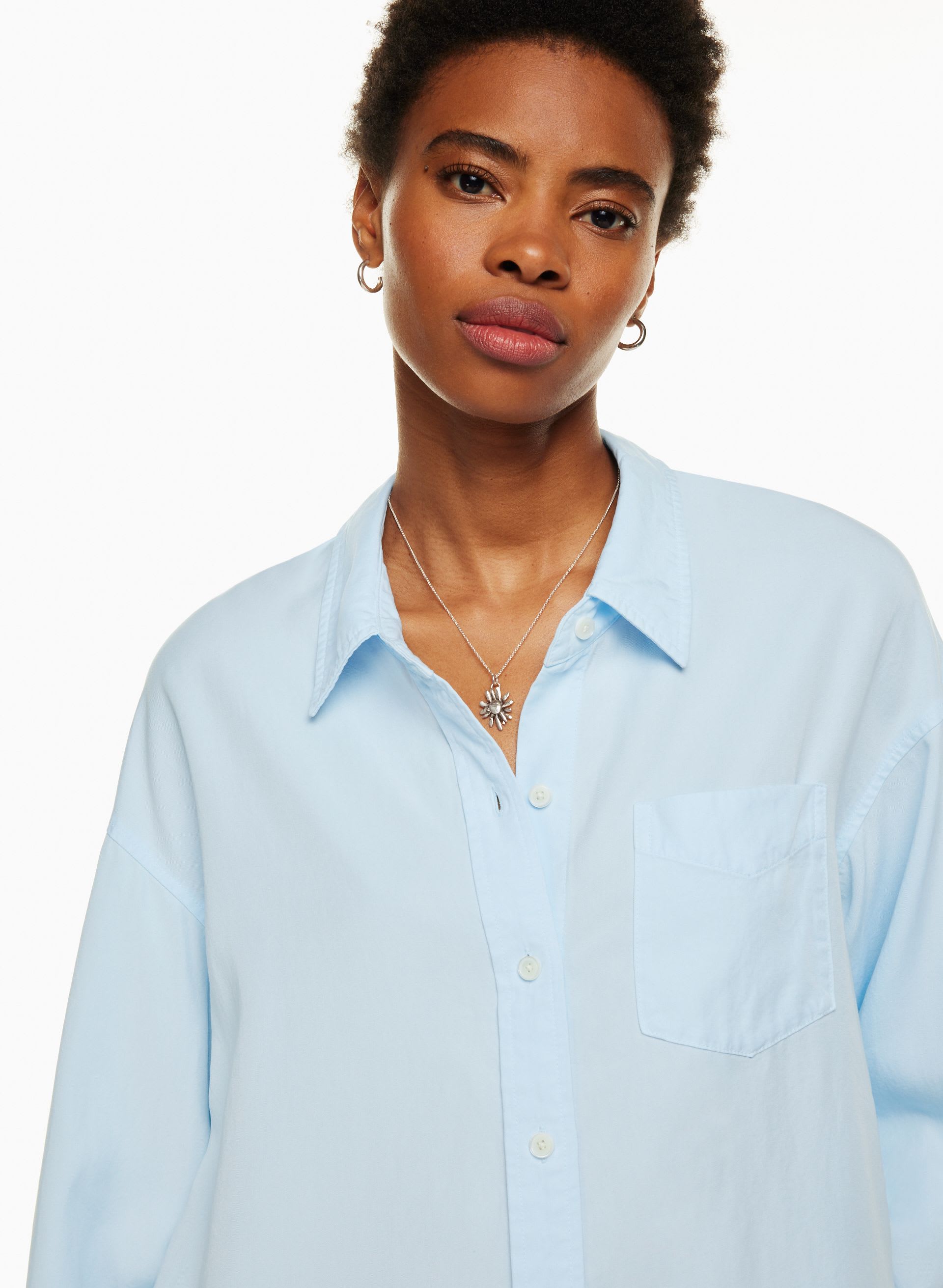 新品未使用 relax fit button down shirts XL Relaxed Shirt | Aritzia US