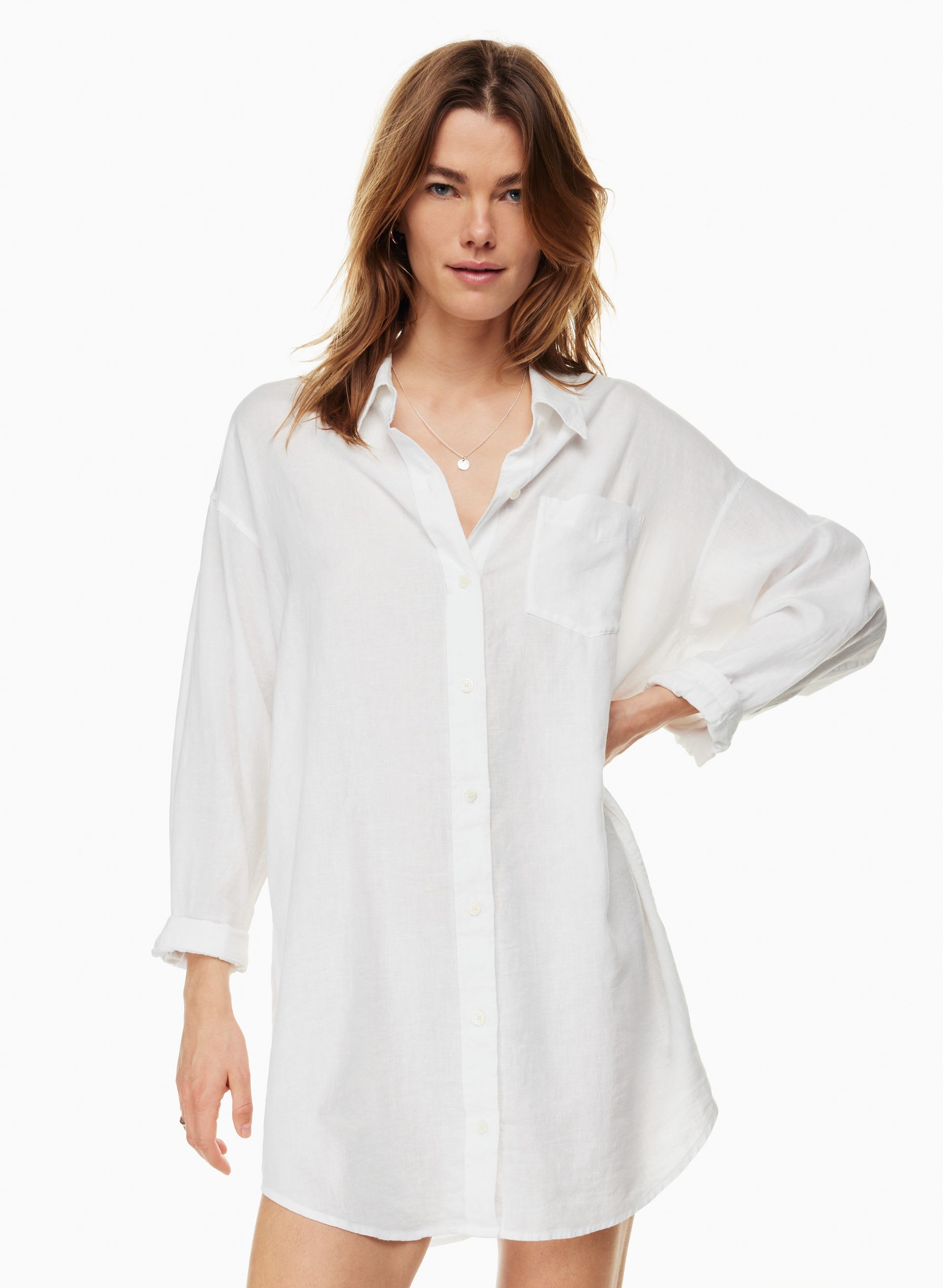 Relaxed Linen Dress | Aritzia US
