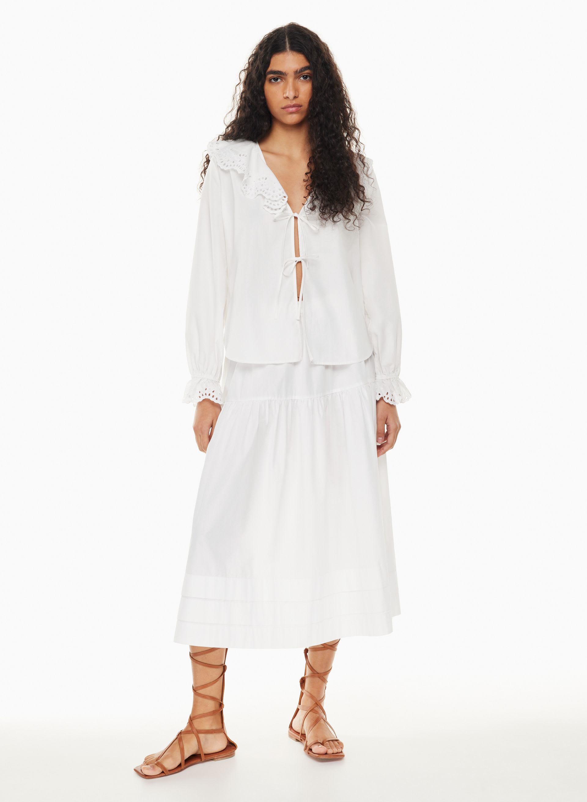 Stefan Poplin Skirt | Aritzia US