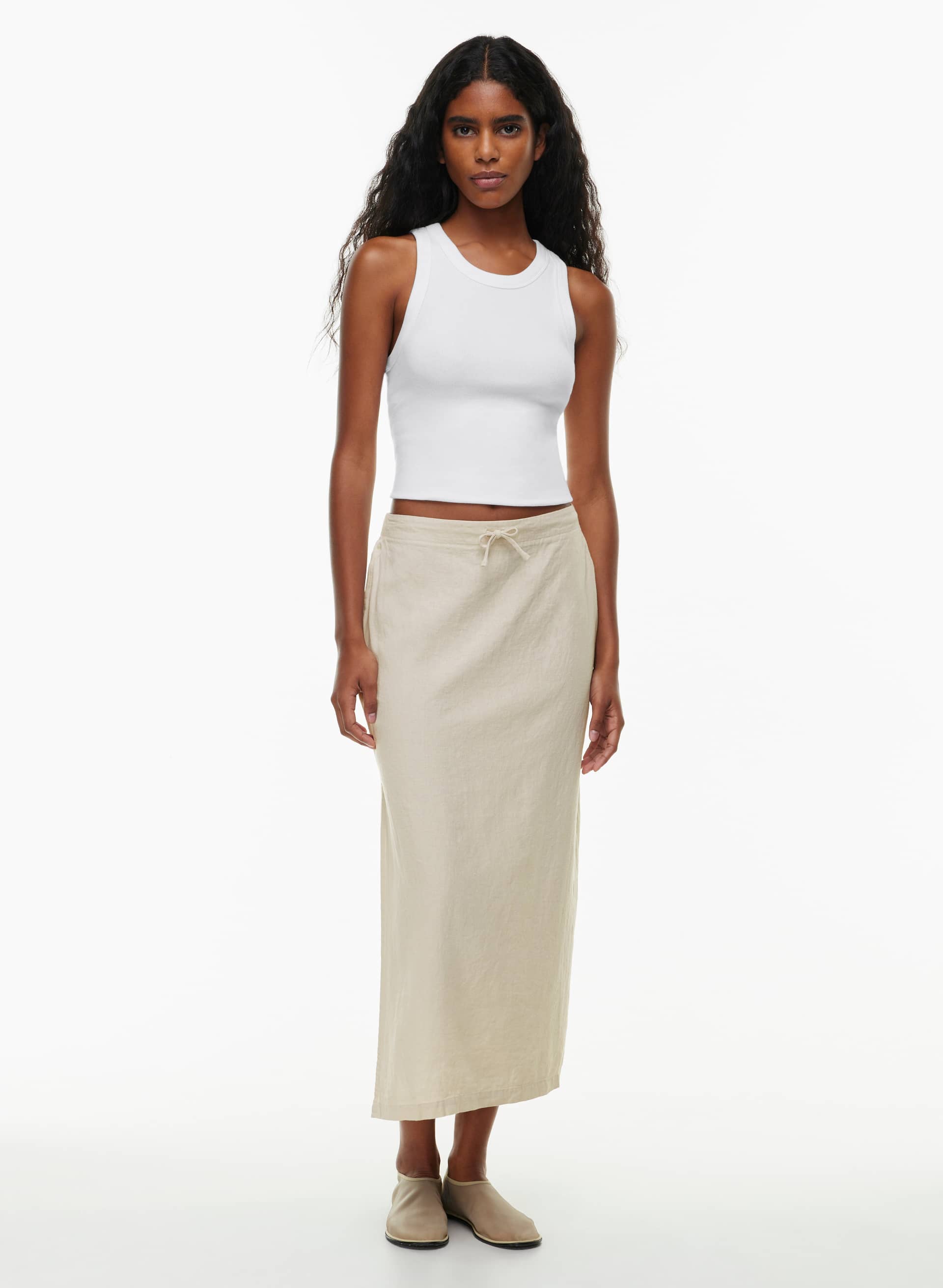 Zen Linen Skirt | Aritzia US