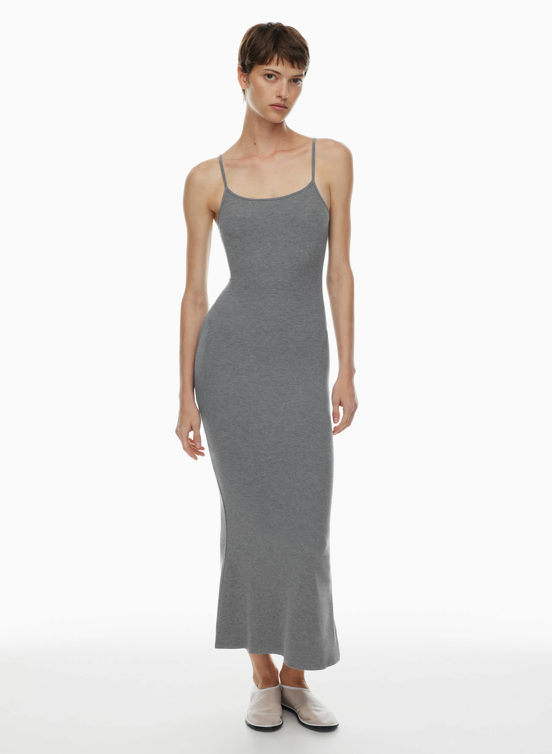 maxi solid dress Cowl Neck Ruched Sculpting Maxi Dress