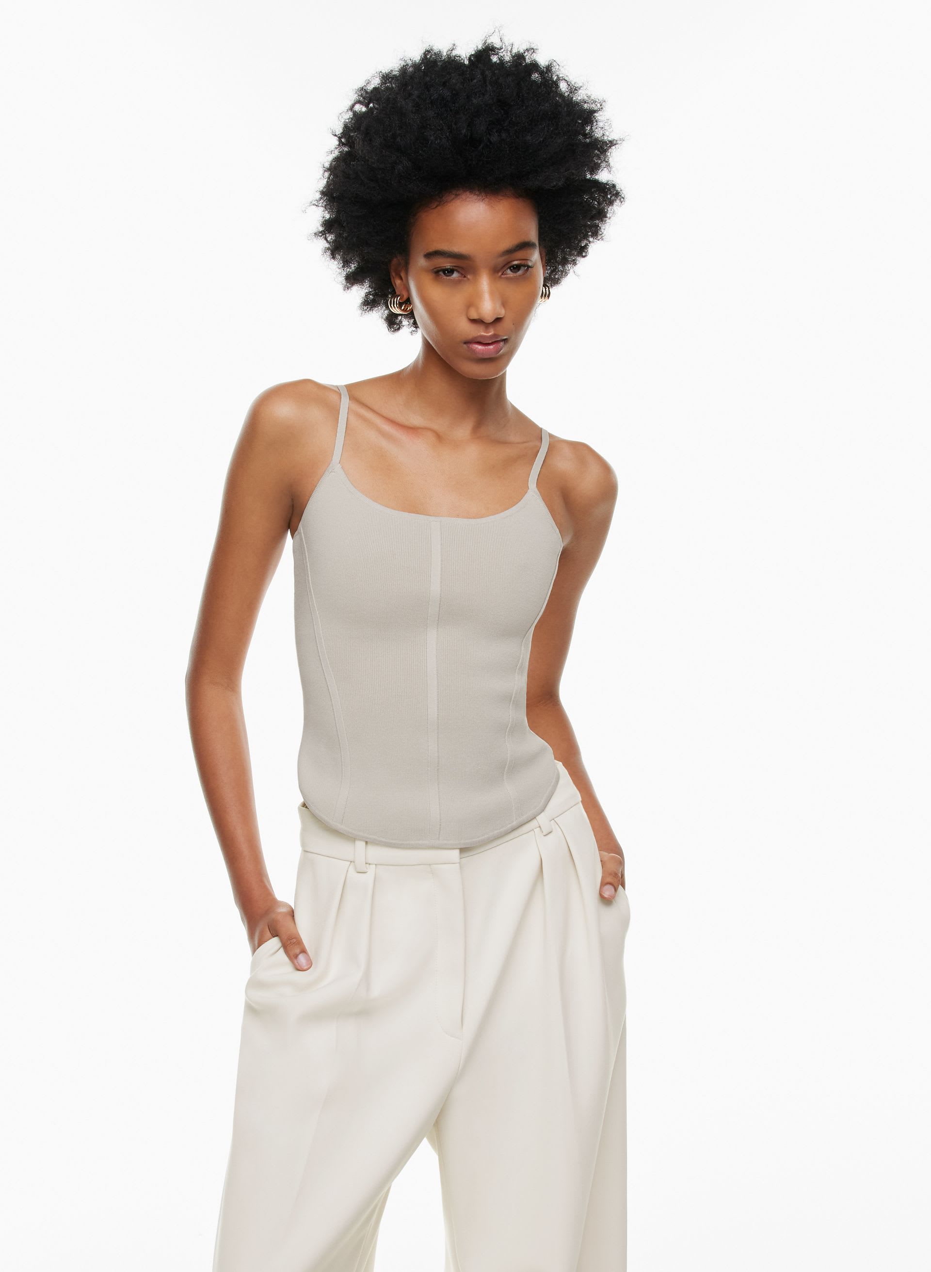 Sculpt Knit Bustier Camisole | Aritzia CA