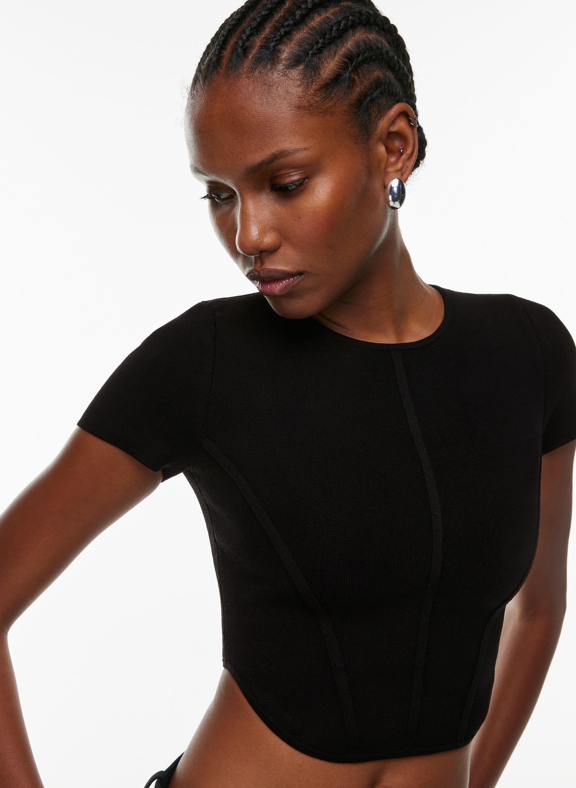 Sculpt Knit Bustier Top | Aritzia US