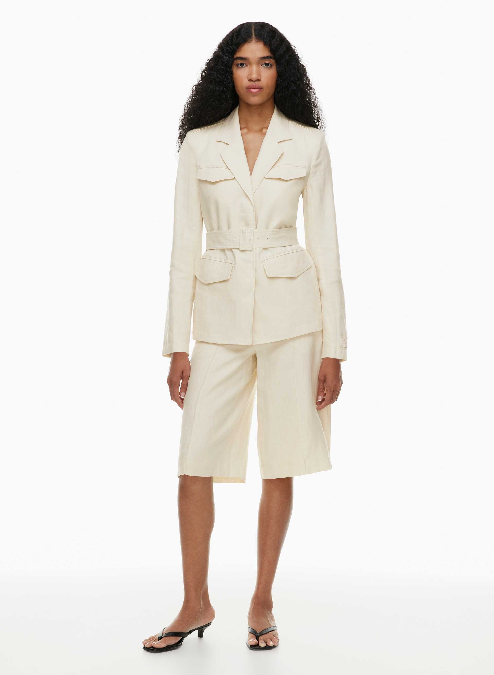 Prodigy Linen Jacket | Aritzia CA