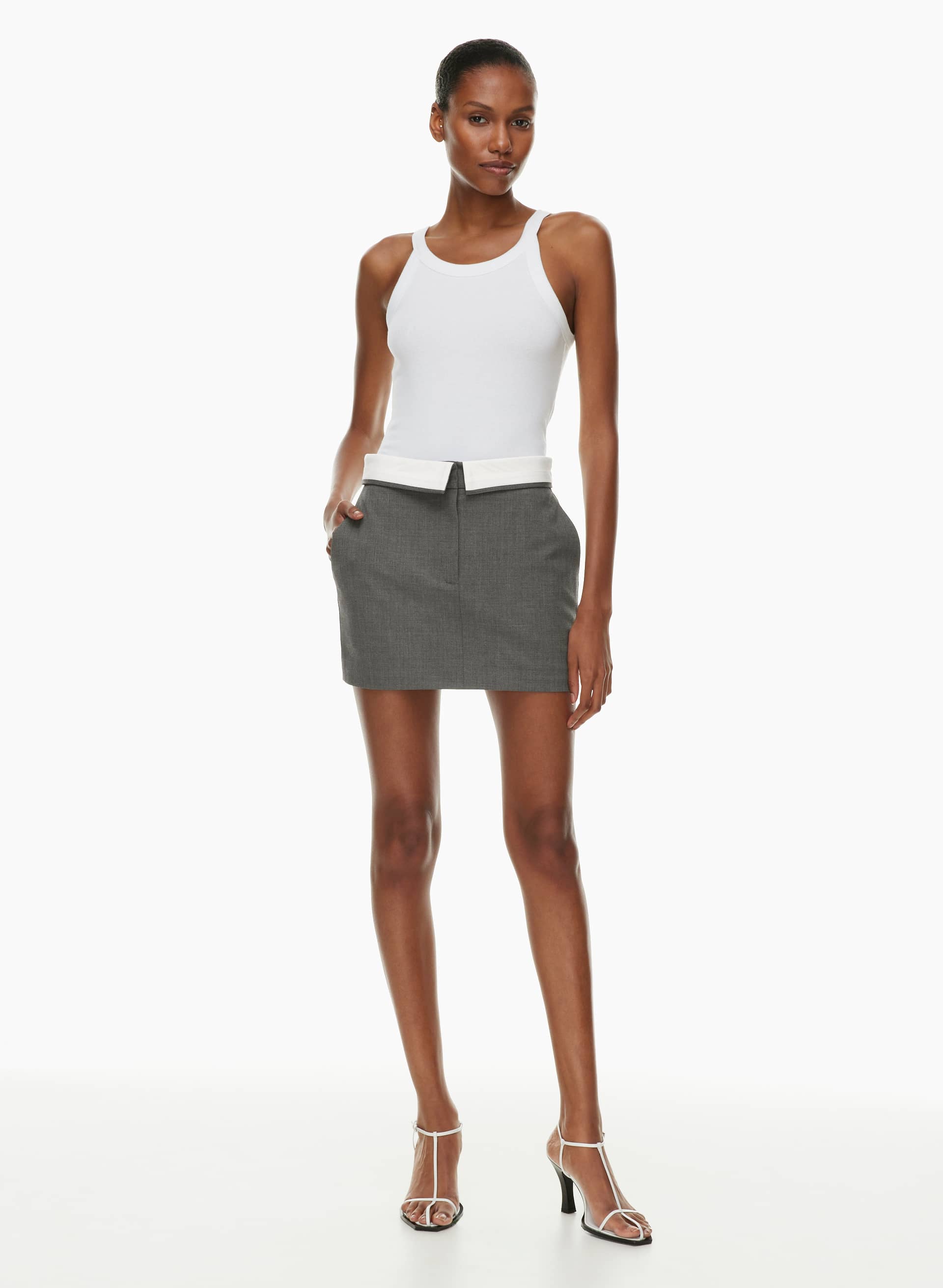 Bureau Mini Skirt | Aritzia US