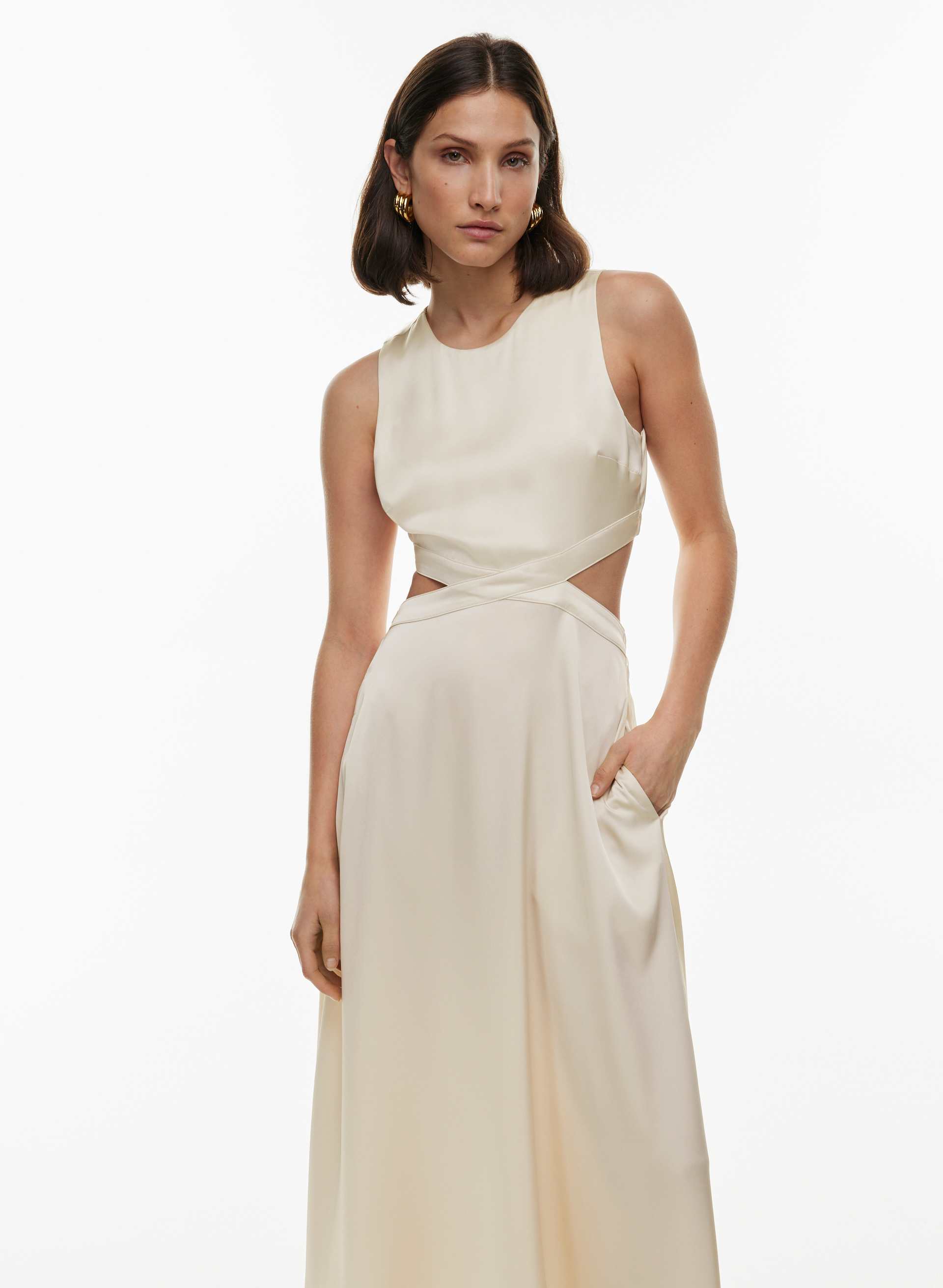 babaton cella satin dress Cella Satin Dress
