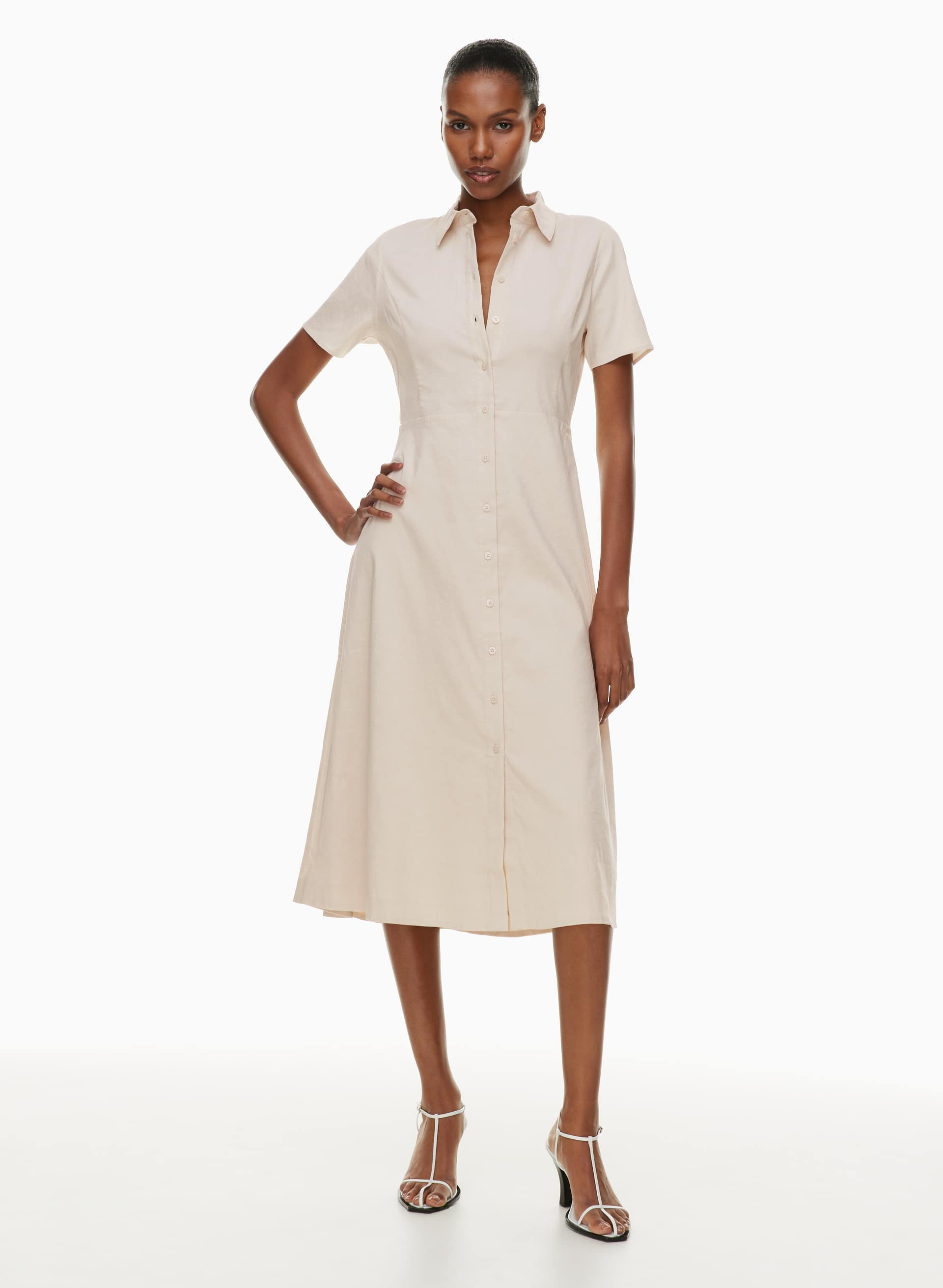Expertise Linen Dress | Aritzia CA